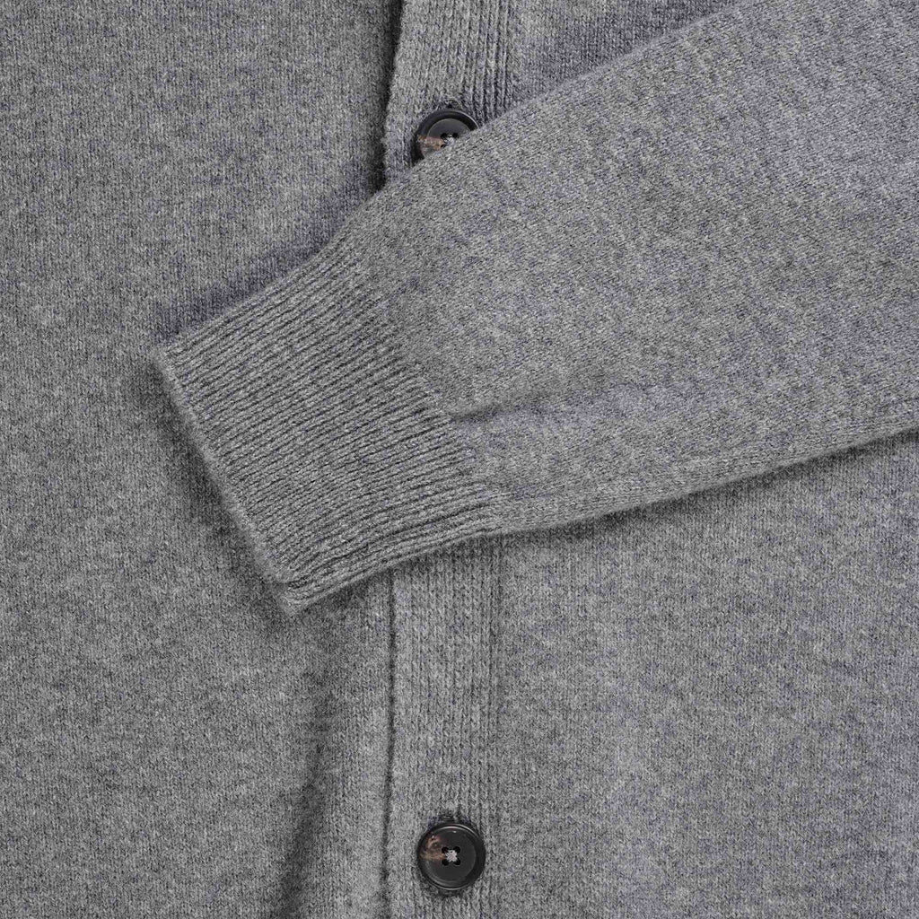 Norse Projects Adam Lambswool Cardigan - Grey