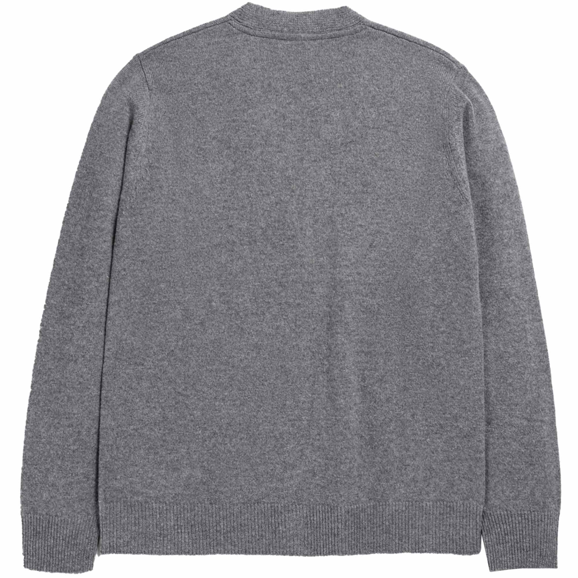 Norse Projects Adam Lambswool Cardigan - Grey