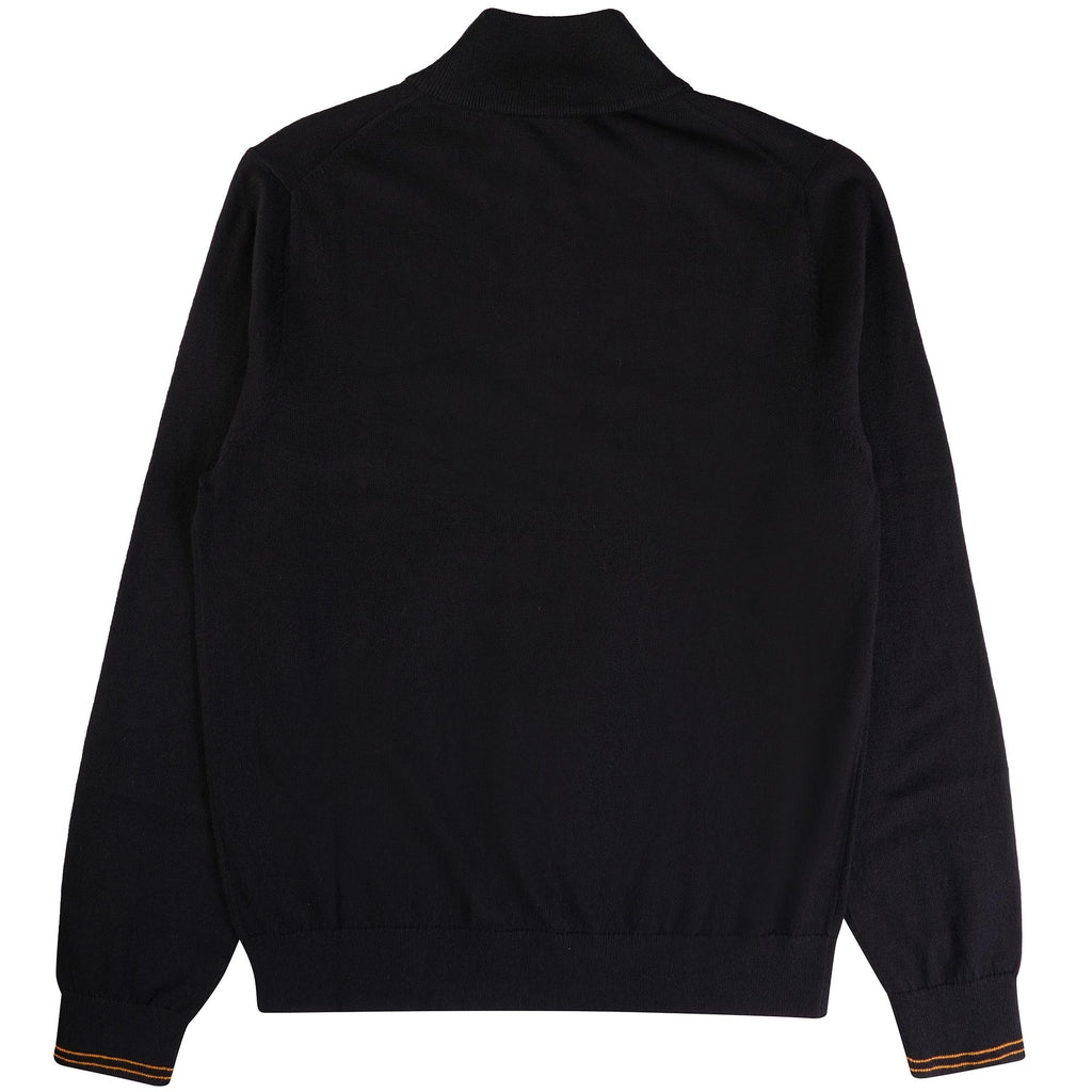 Paul Smith Half Zip Sweater - Black