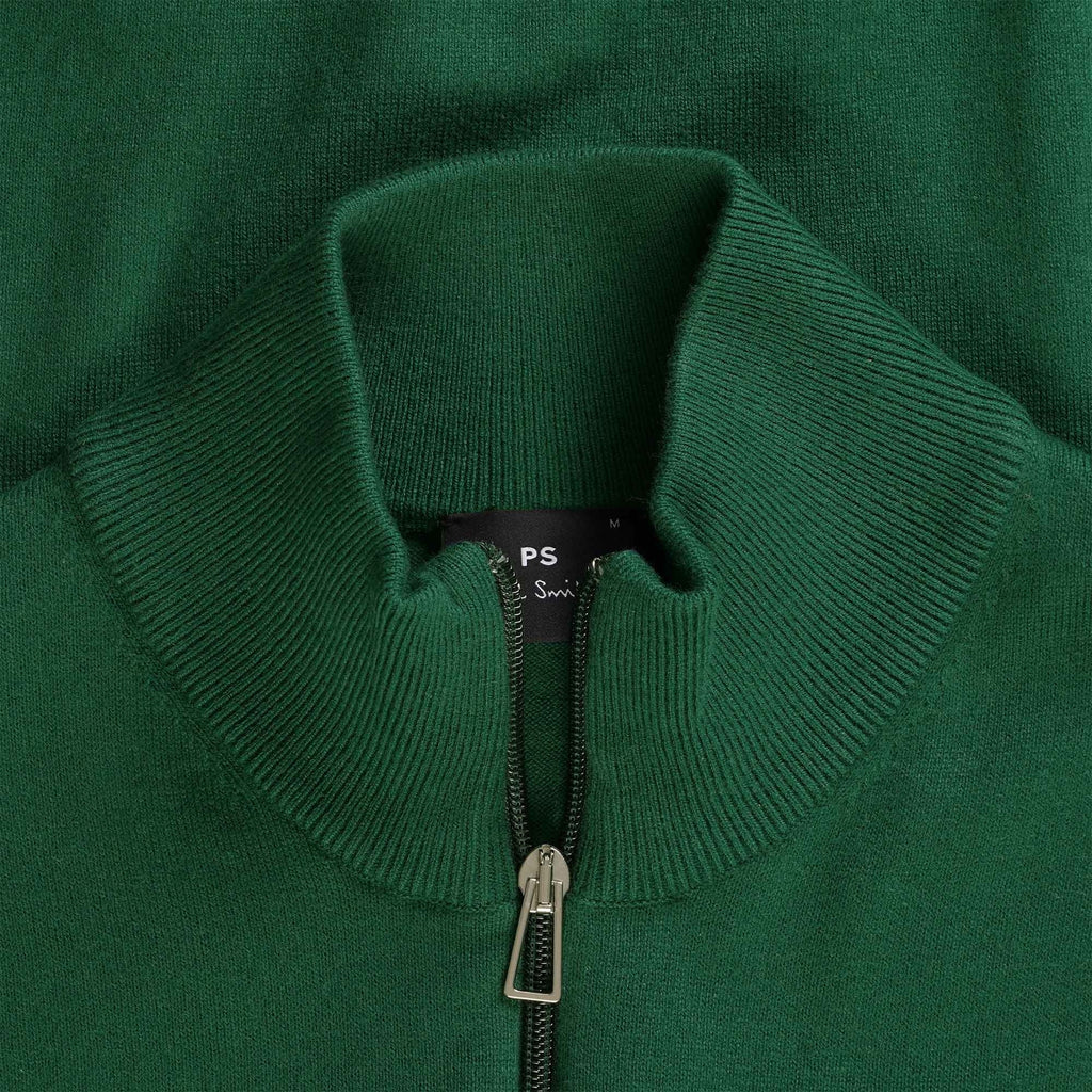 Paul Smith Half Zip Sweater - Bottle Green