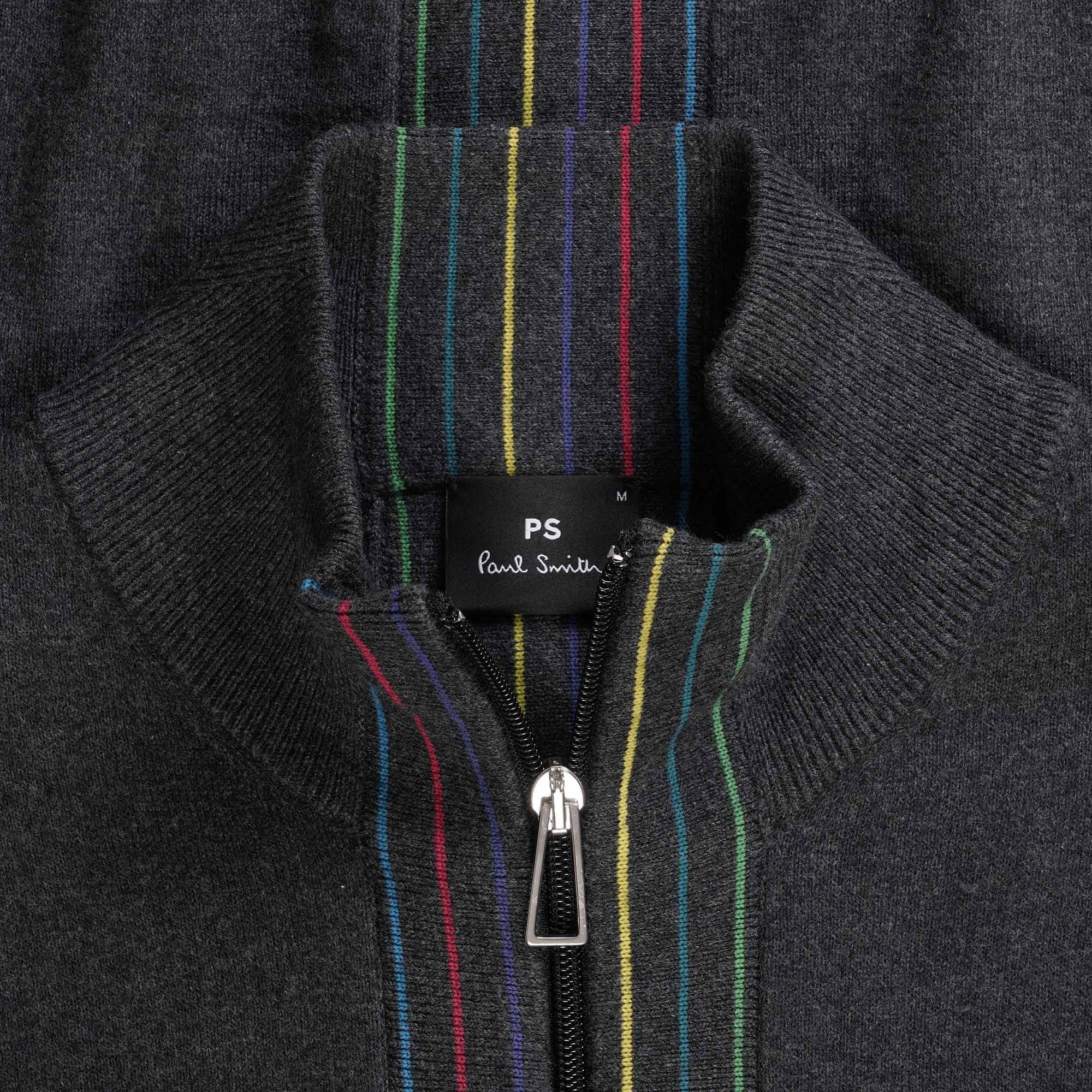 Paul Smith Sports Stripe Cardigan - Black