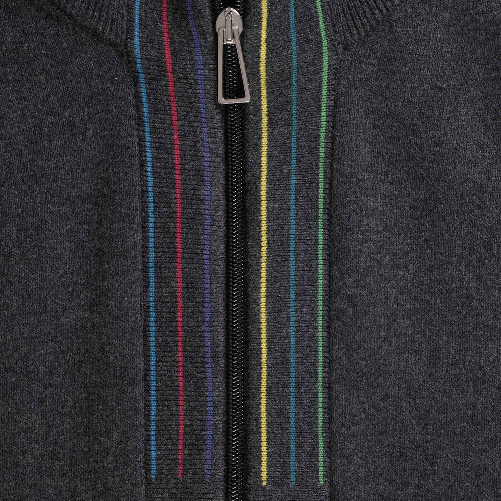 Paul Smith Sports Stripe Cardigan - Black
