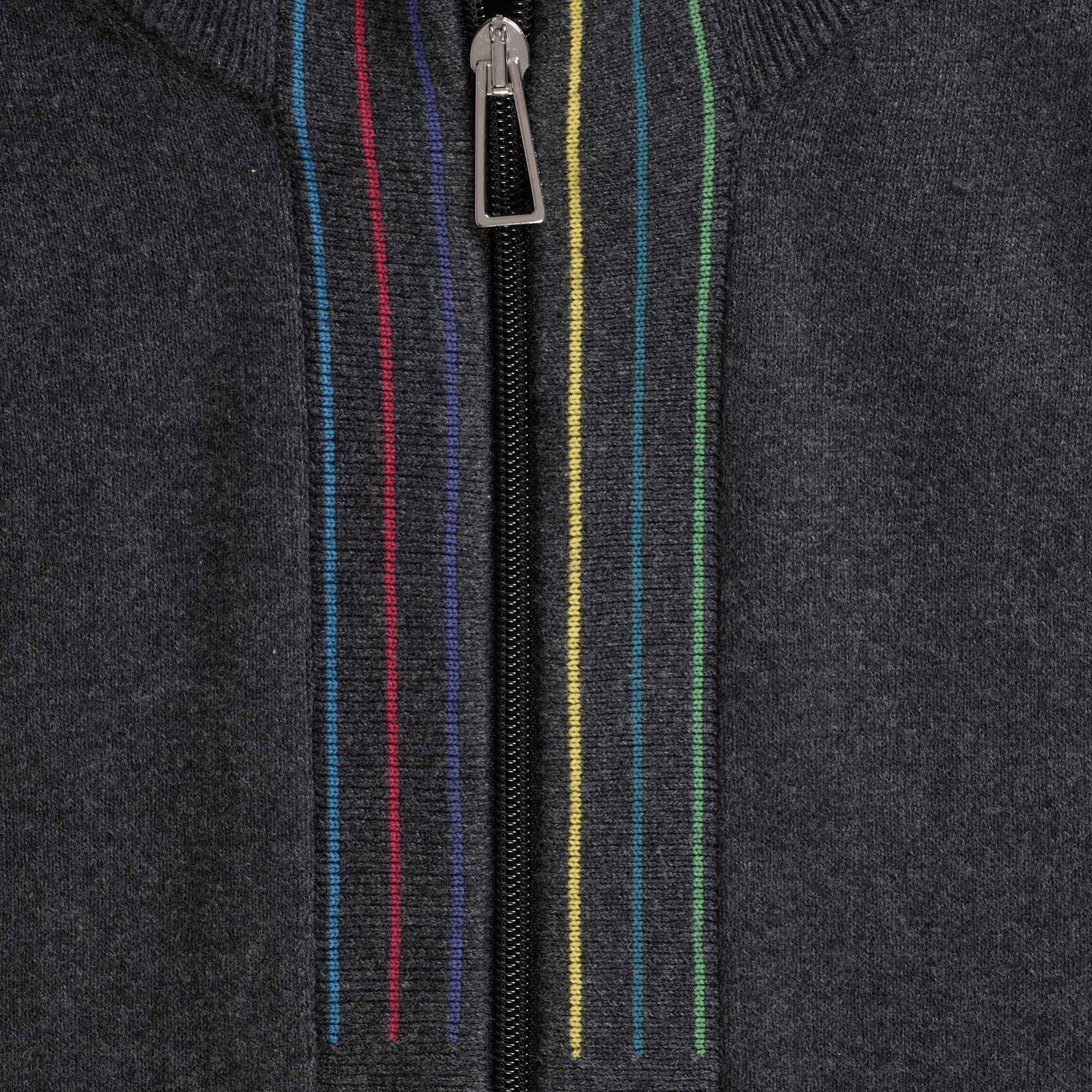 Paul Smith Sports Stripe Cardigan - Black