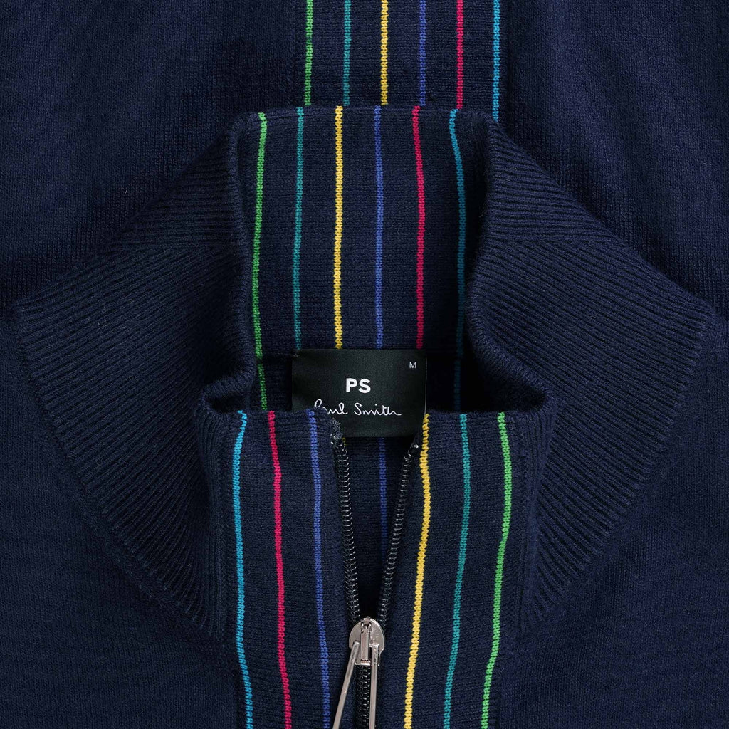 Paul Smith Sports Stripe Cardigan - Navy