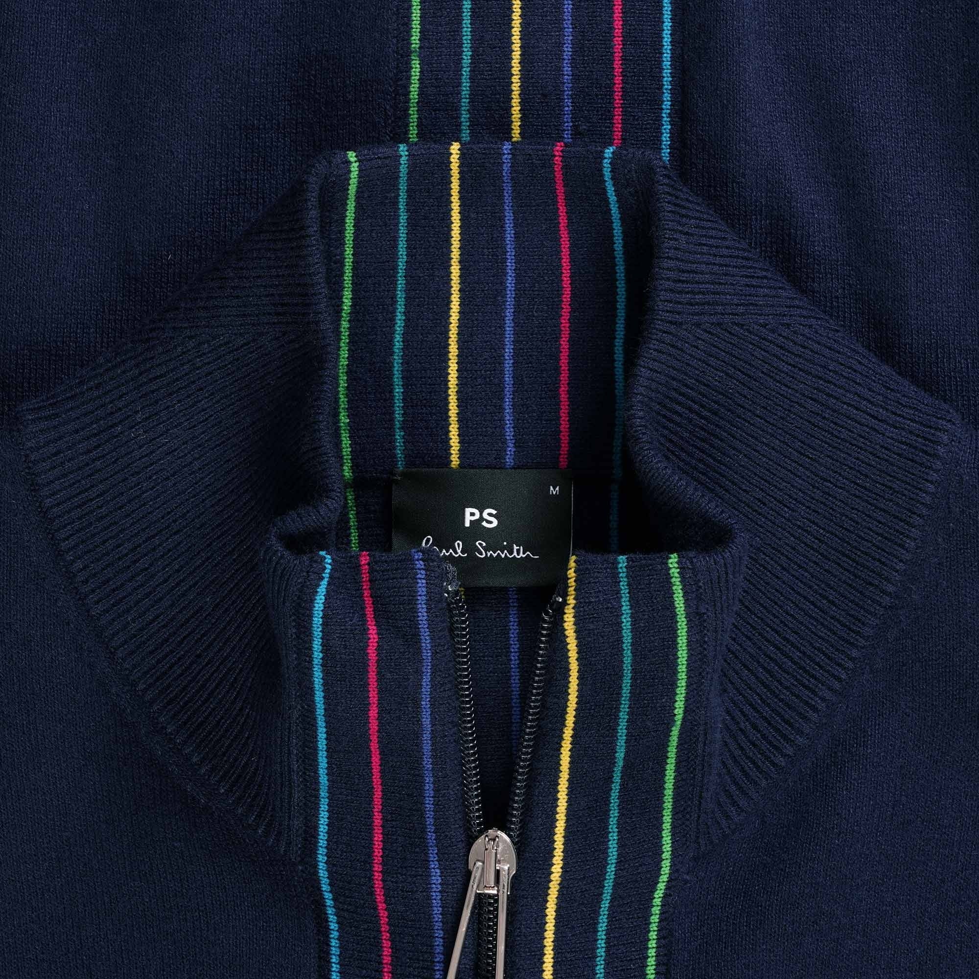 Paul Smith Sports Stripe Cardigan - Navy