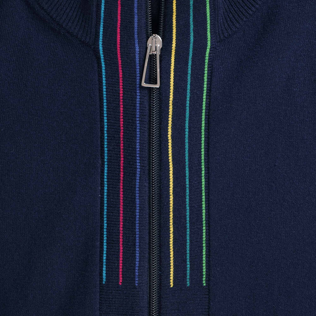 Paul Smith Sports Stripe Cardigan - Navy