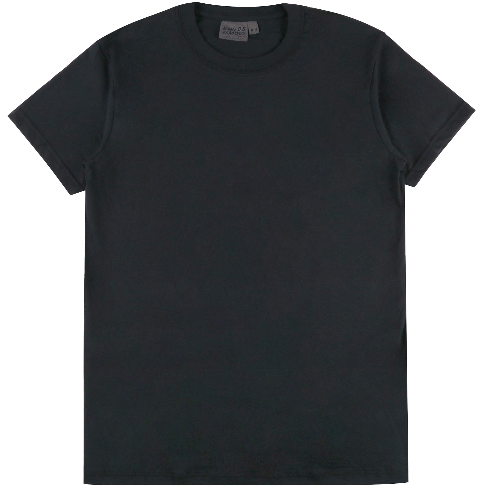 Naked and Famous Denim Naked and Famous Vintage Circular Knit Black T-Shirt