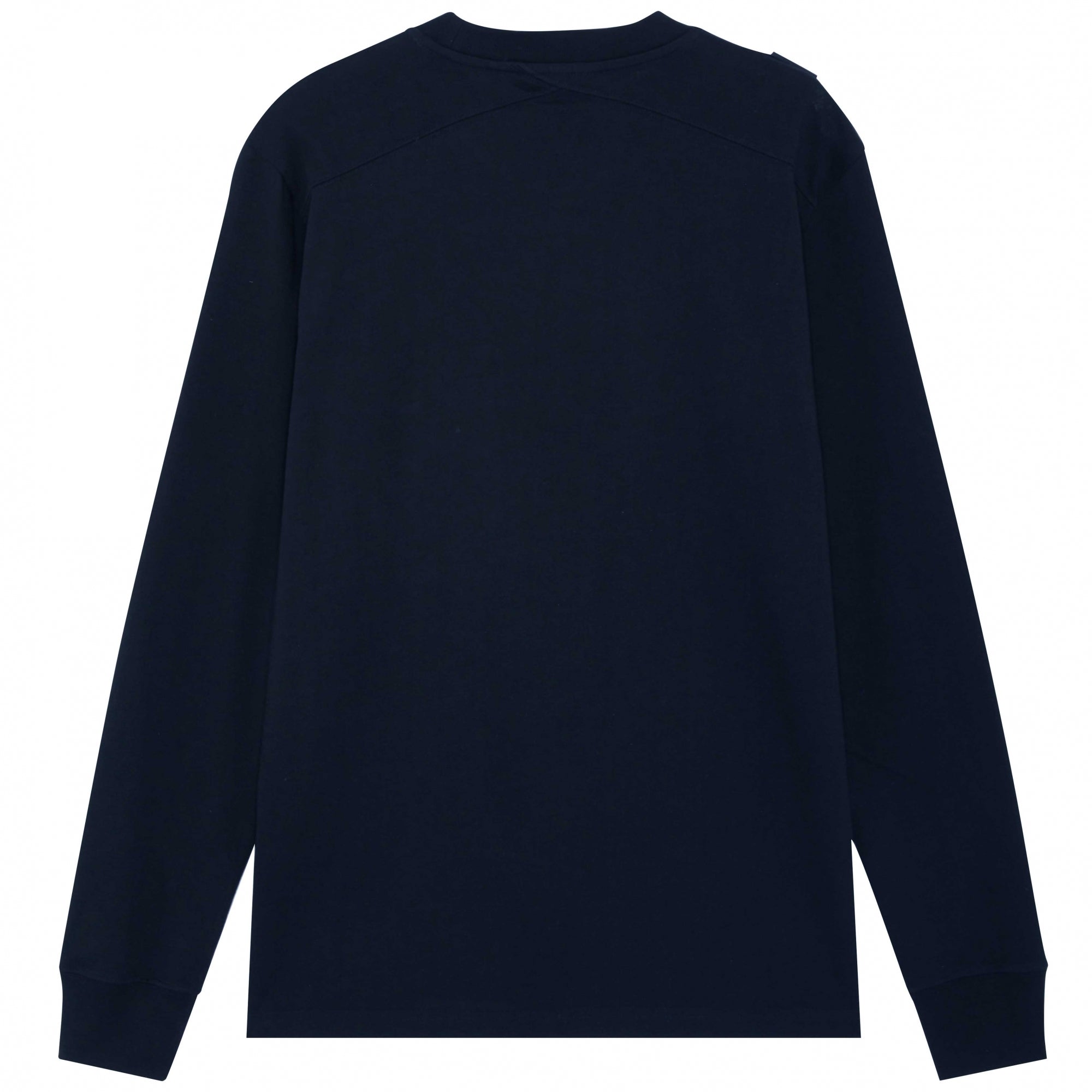 Ma Strum Long Sleeve Cargo Pocket Tee - Ink Navy