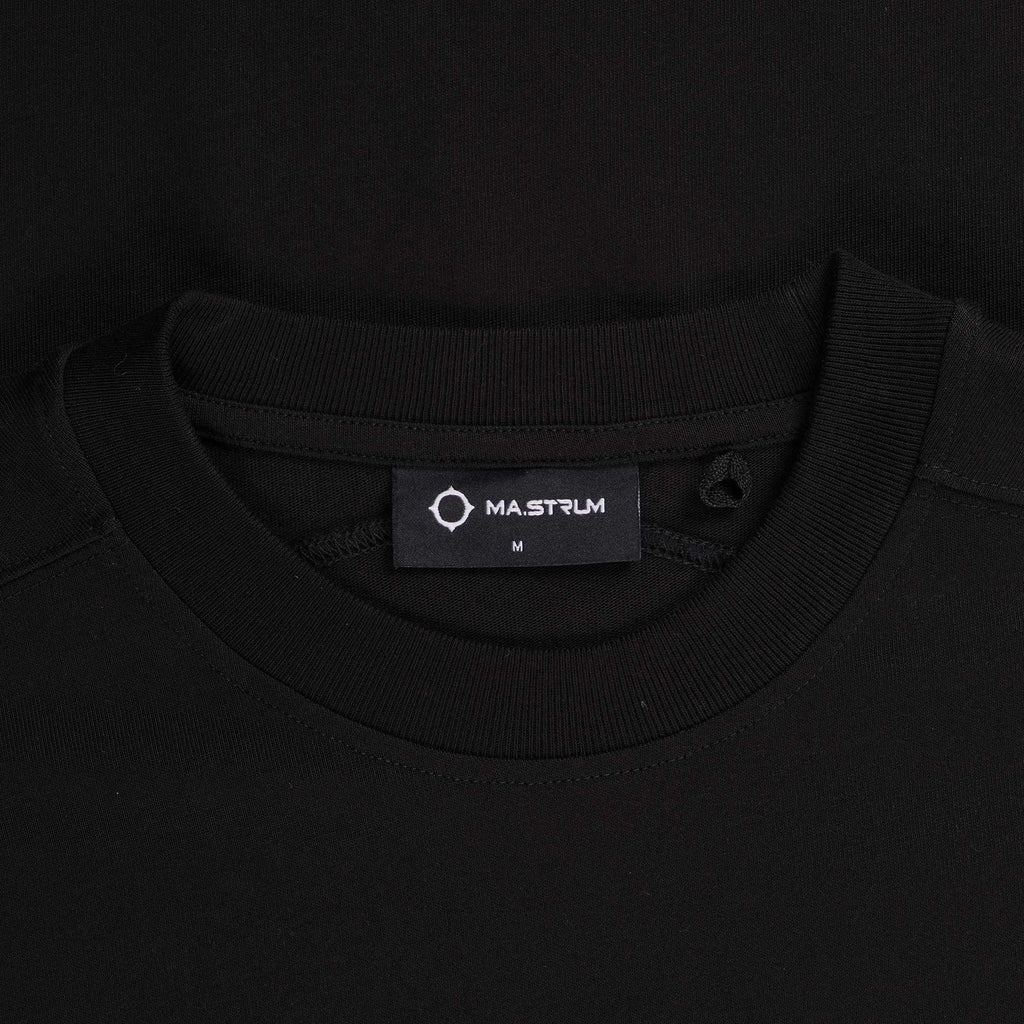Ma Strum Long Sleeve Cargo Pocket Tee - Jet Black