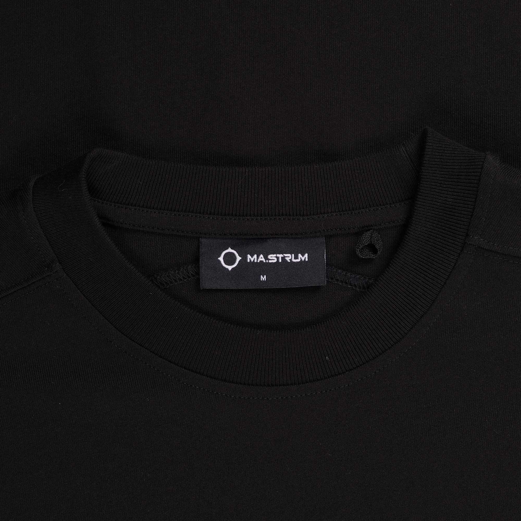 Ma Strum Long Sleeve Cargo Pocket Tee - Jet Black