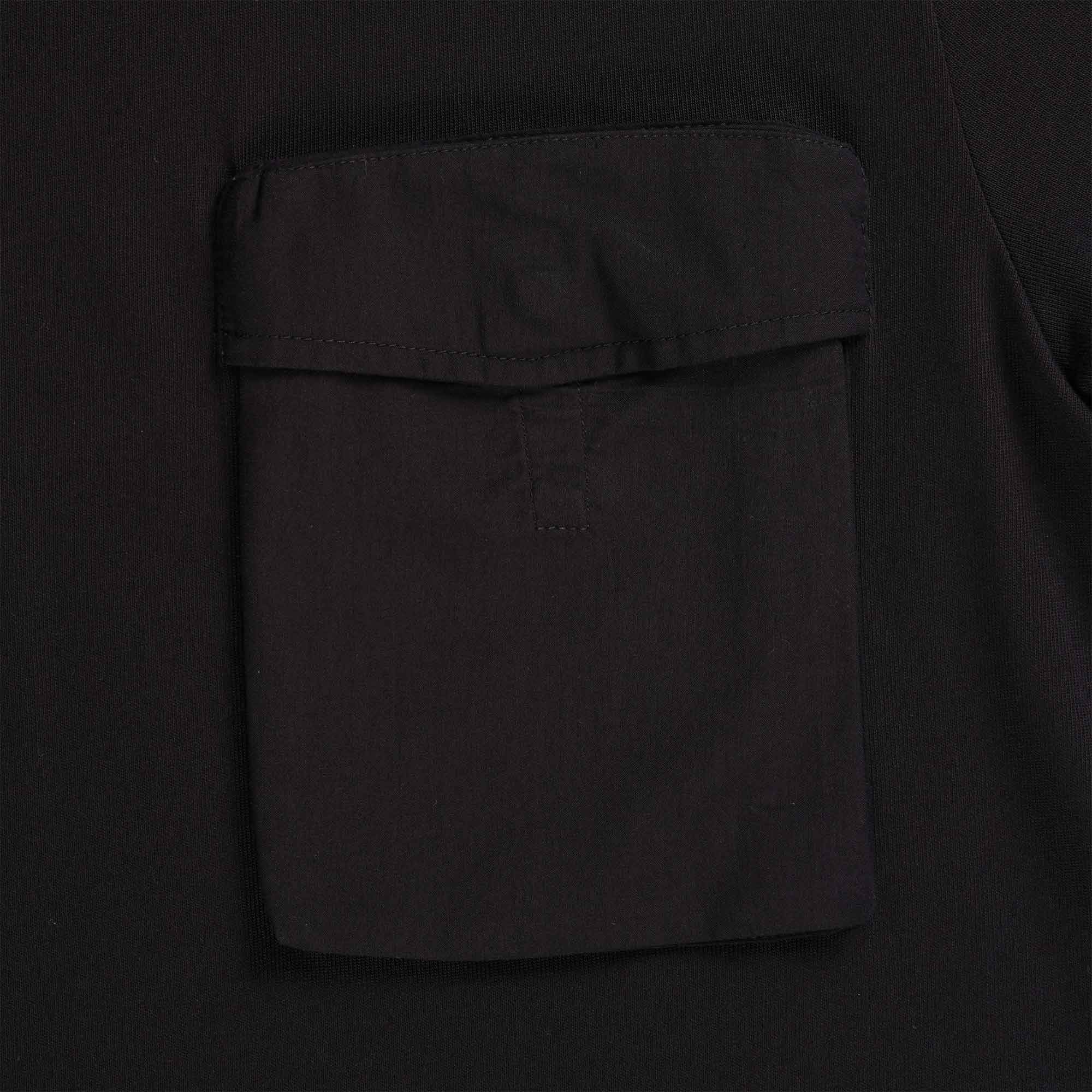 Ma Strum Short Sleeve Cargo Pocket T-Shirt - Jet Black
