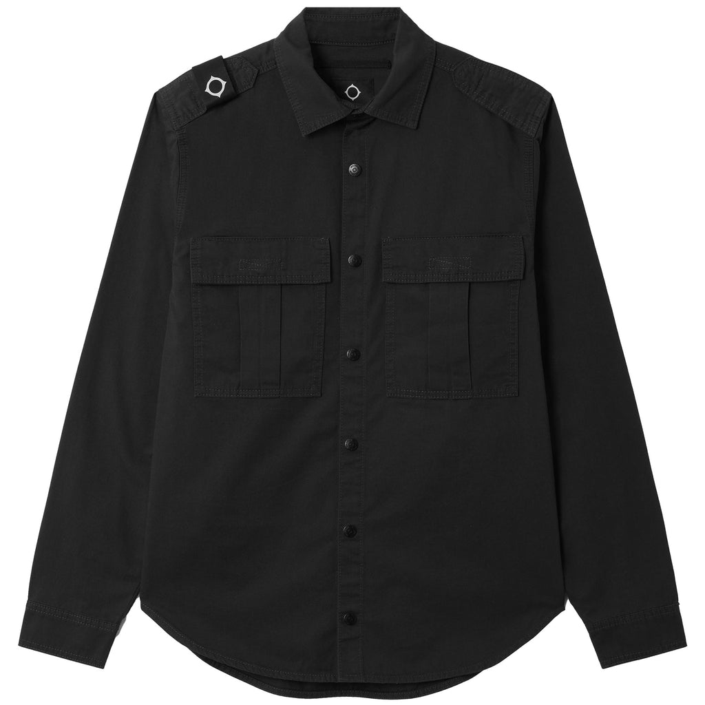 Ma Strum PD Patch Pocket Parade Shirt - Jet Black