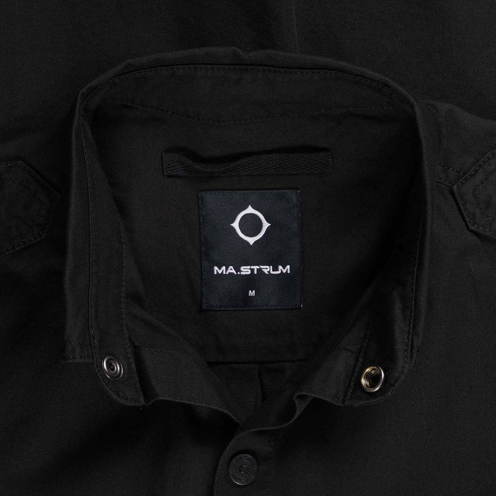 Ma Strum PD Patch Pocket Parade Shirt - Jet Black