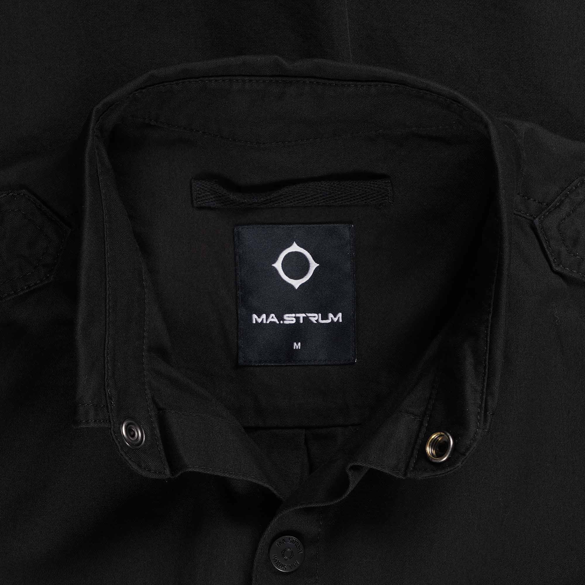 Ma Strum PD Patch Pocket Parade Shirt - Jet Black