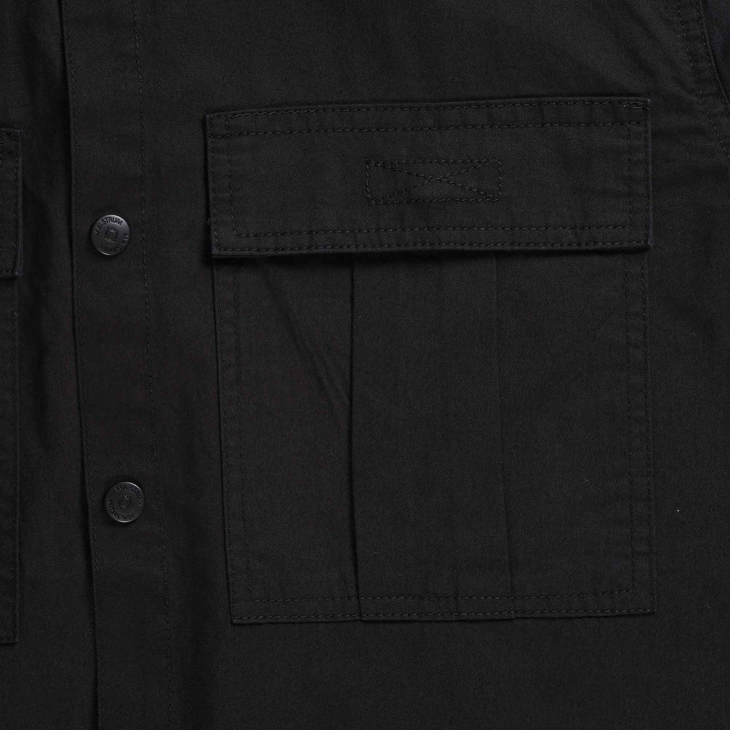 Ma Strum PD Patch Pocket Parade Shirt - Jet Black