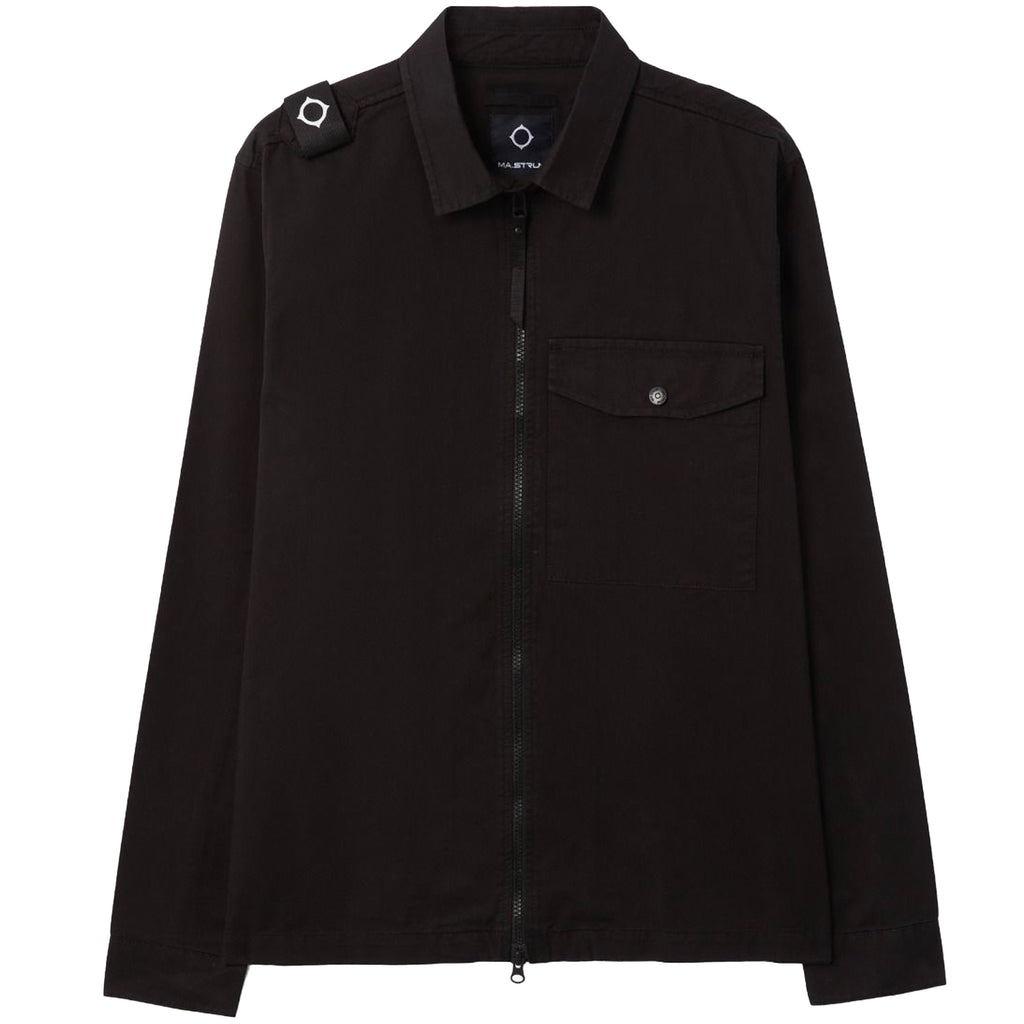 Ma Strum PD Full Zip Overshirt - Jet Black