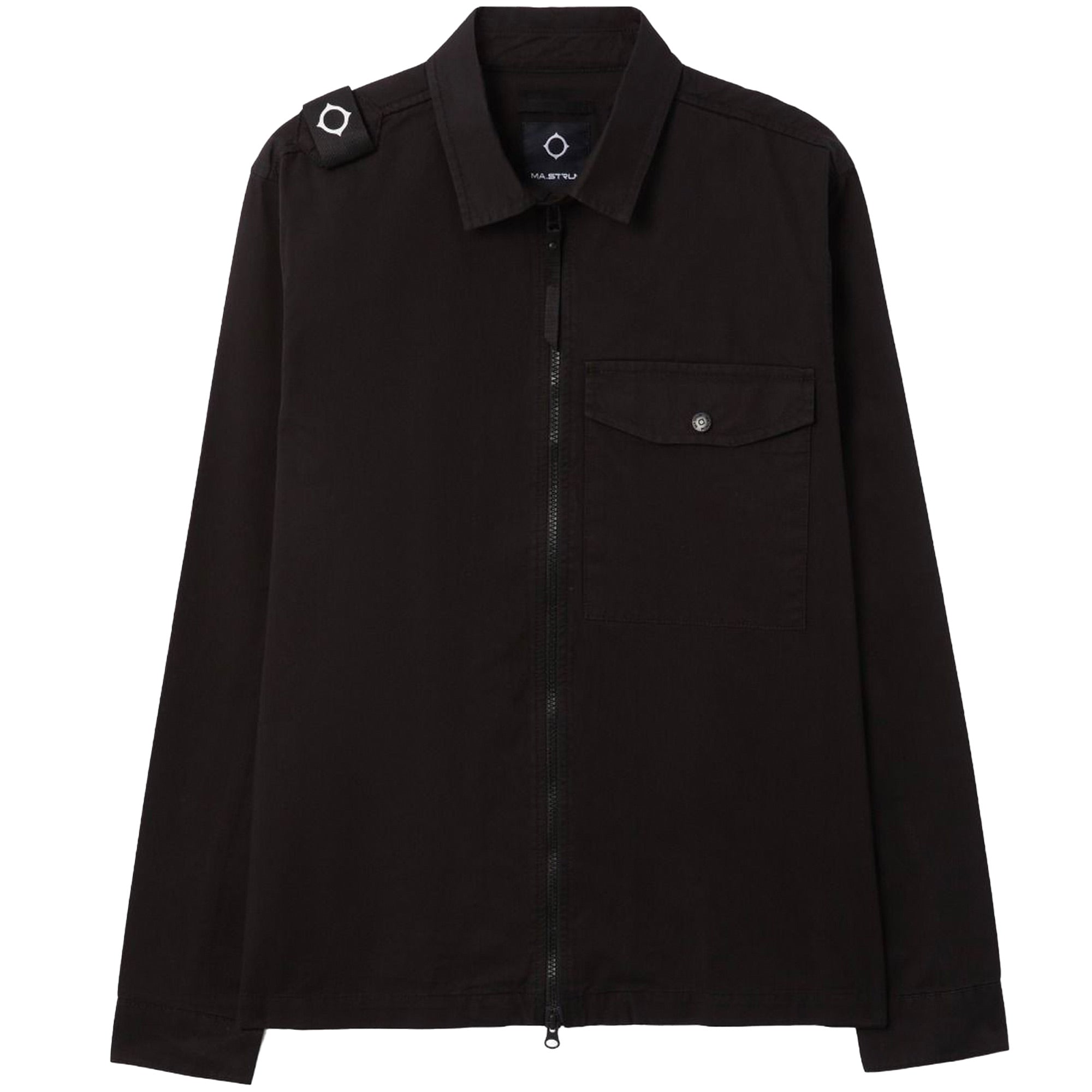 Ma Strum PD Full Zip Overshirt - Jet Black