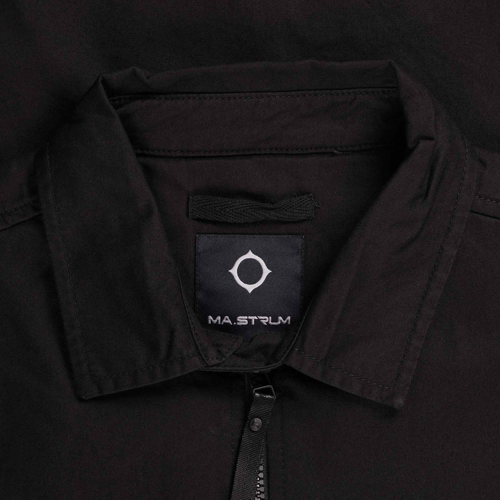 Ma Strum PD Full Zip Overshirt - Jet Black