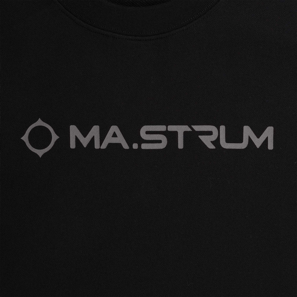 Ma Strum Chest Logo Crew Sweatshirt - Jet Black