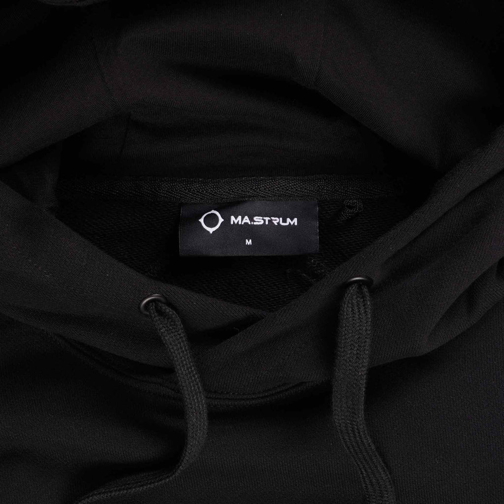 Ma Strum Chest Logo Hoodie - Jet Black