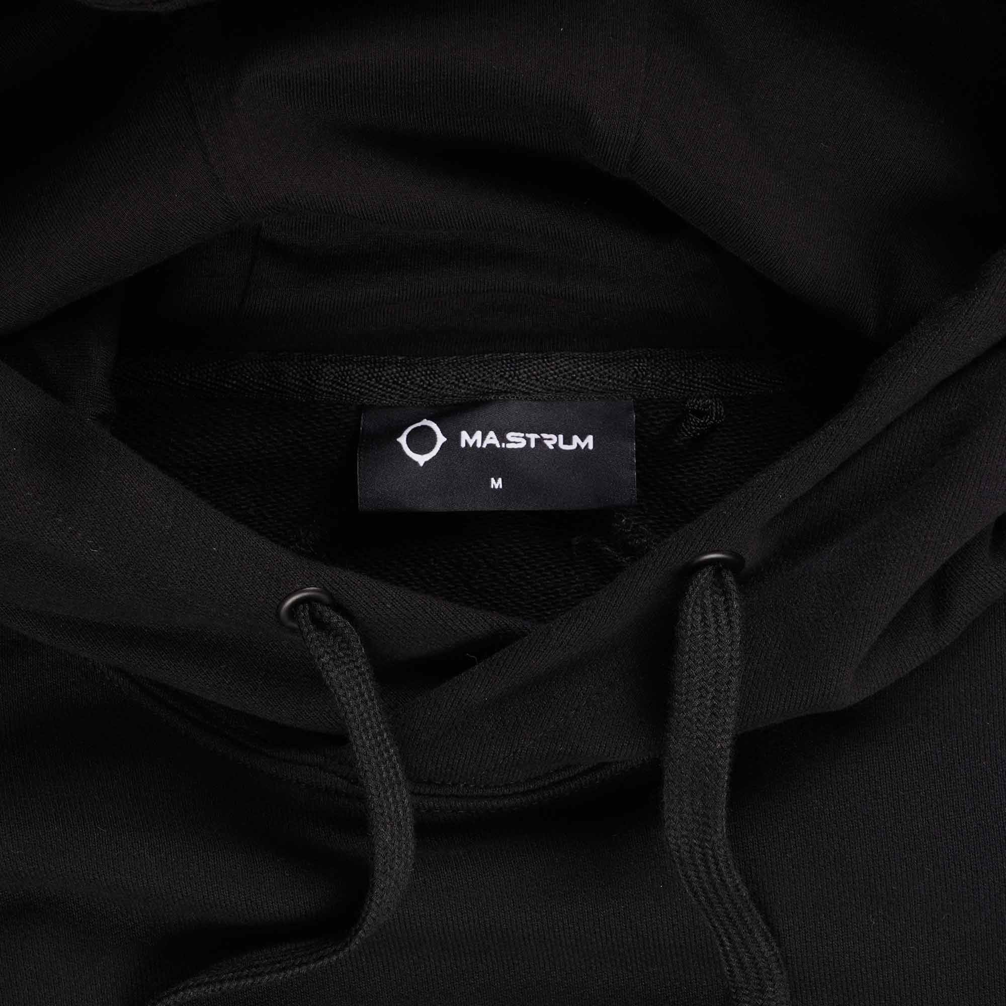 Ma Strum Chest Logo Hoodie - Jet Black