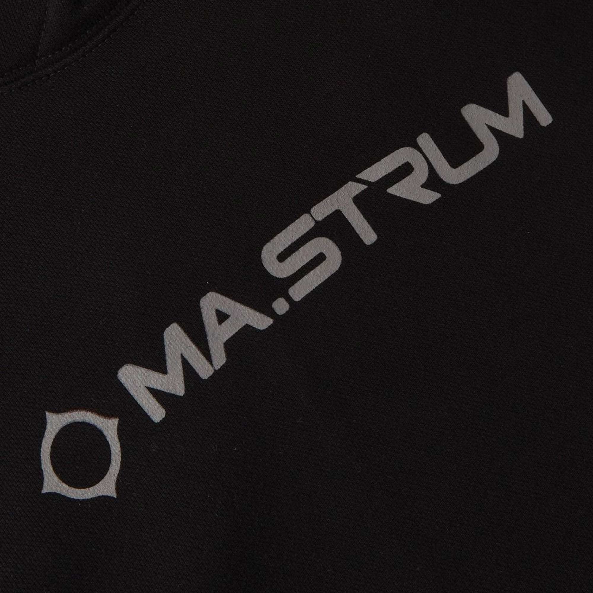 Ma Strum Chest Logo Hoodie - Jet Black