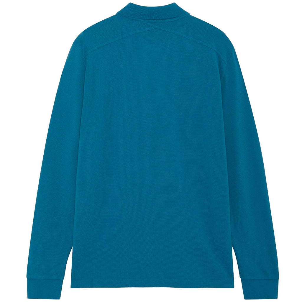 Ma Strum Long Sleeve Polo Shirt - Storm Blue