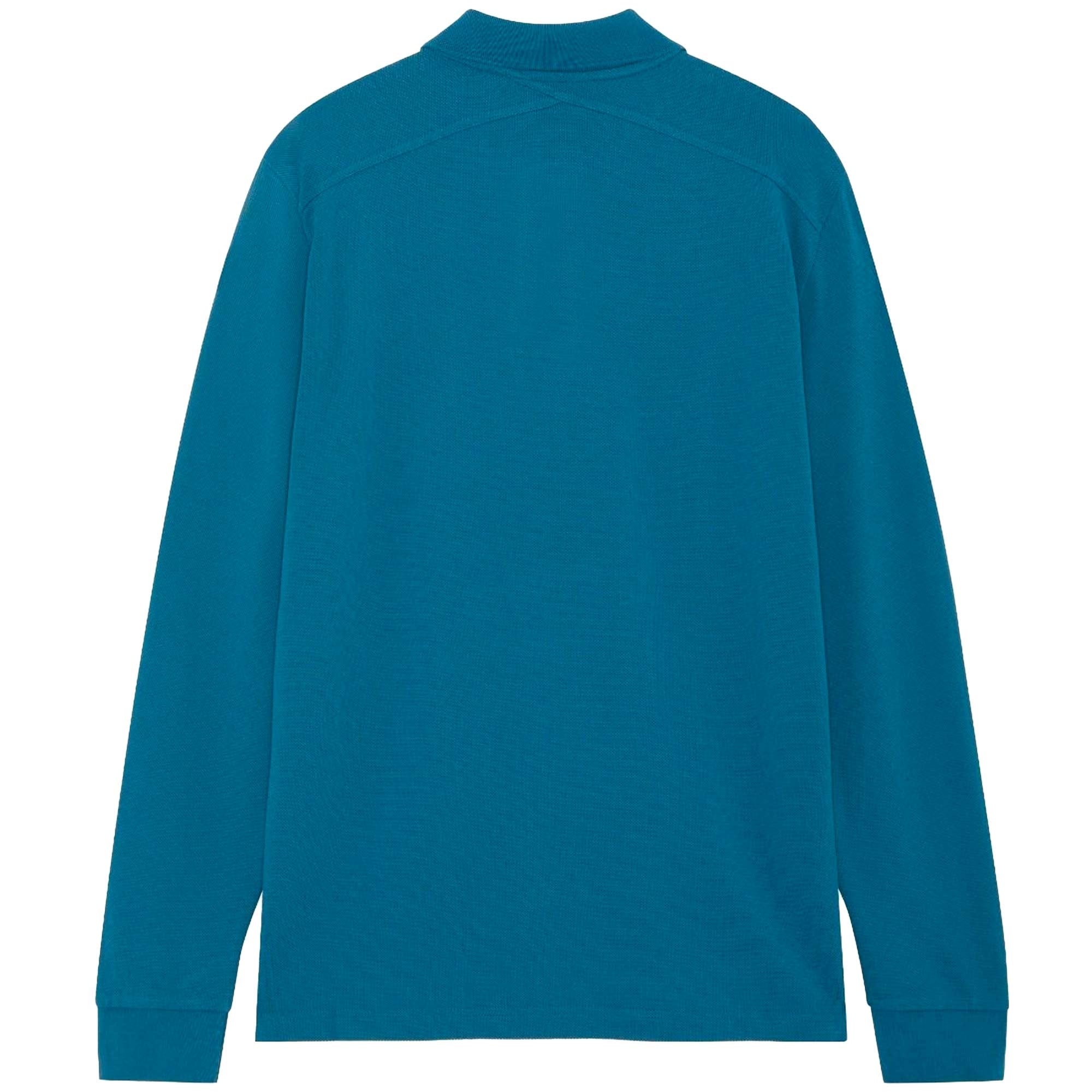 Ma Strum Long Sleeve Polo Shirt - Storm Blue