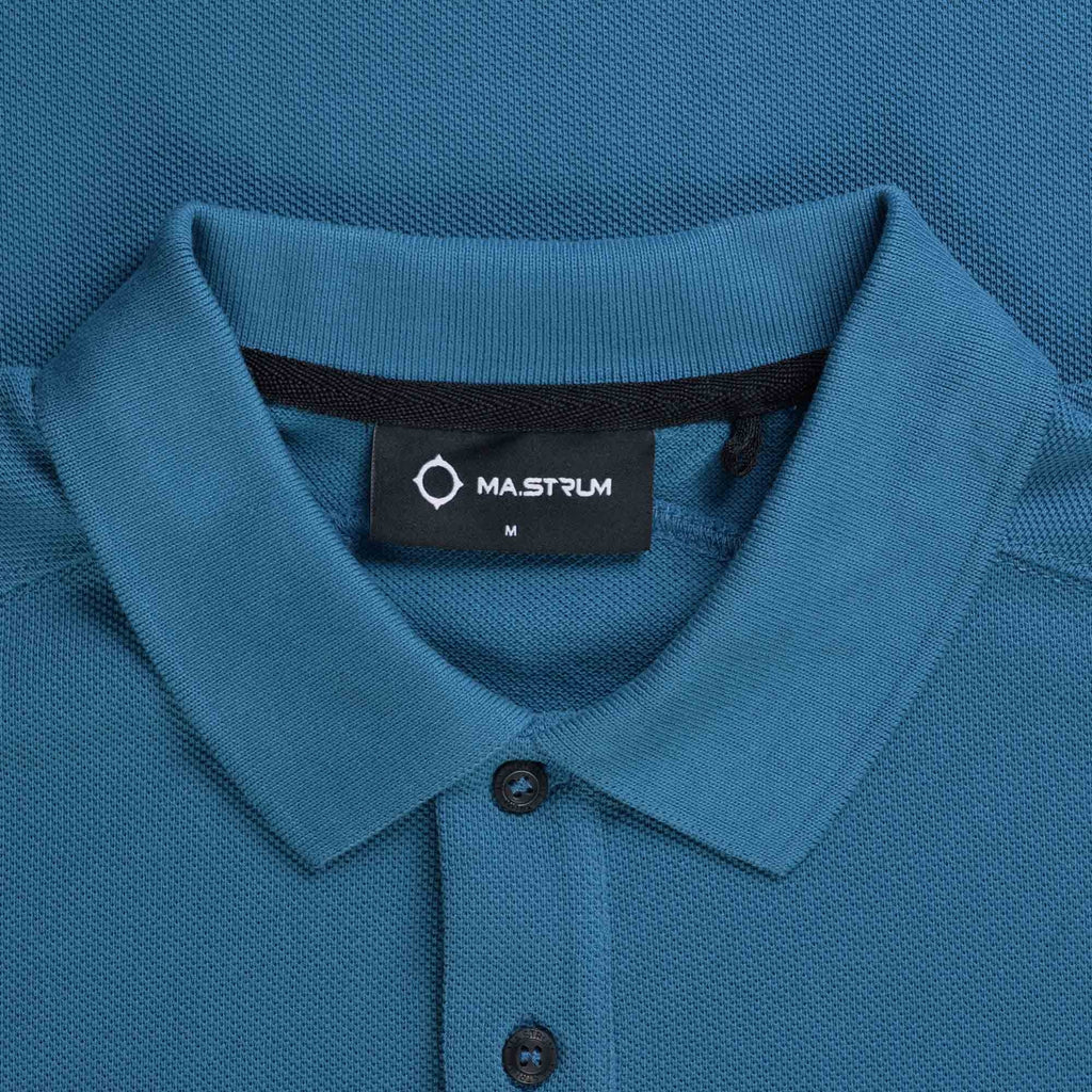 Ma Strum SS Pique Polo - Storm Blue