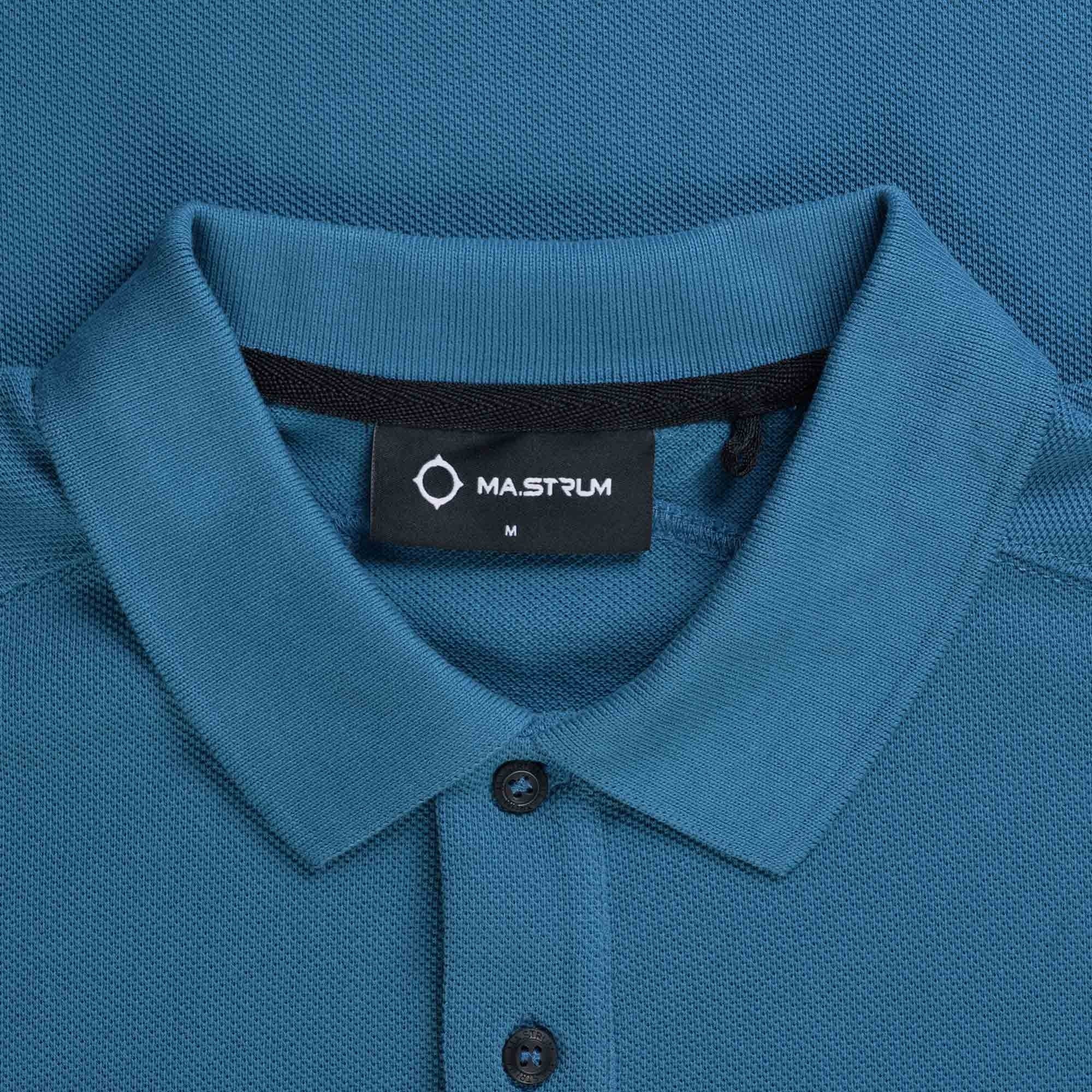 Ma Strum SS Pique Polo - Storm Blue