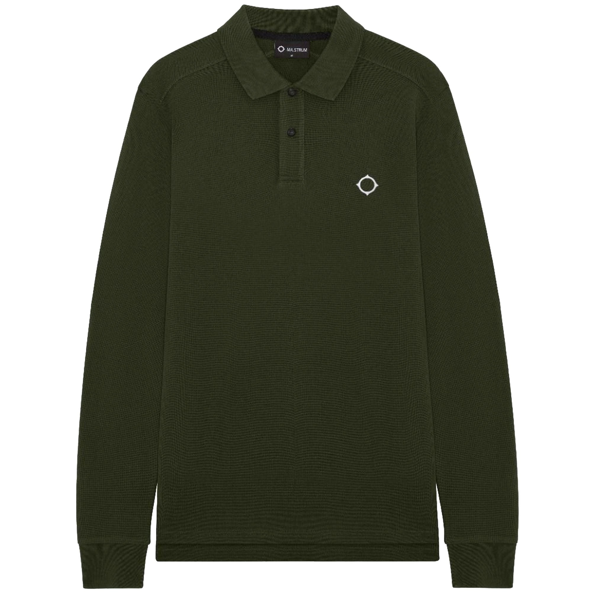 Ma Strum Long Sleeve Polo Shirt - Oil Slick