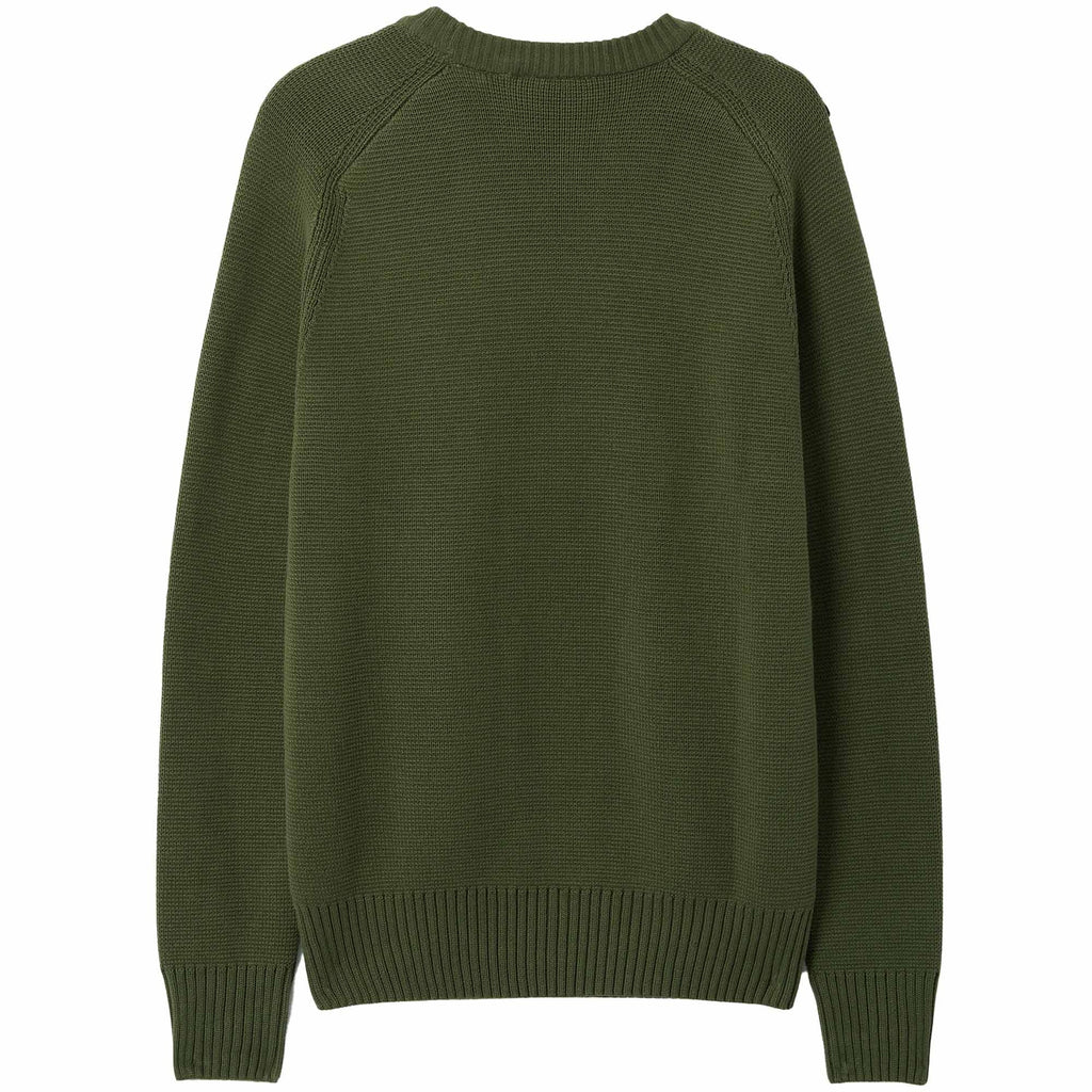 Ma Strum Milano Knit Crew Neck Sweater - Oil Slick