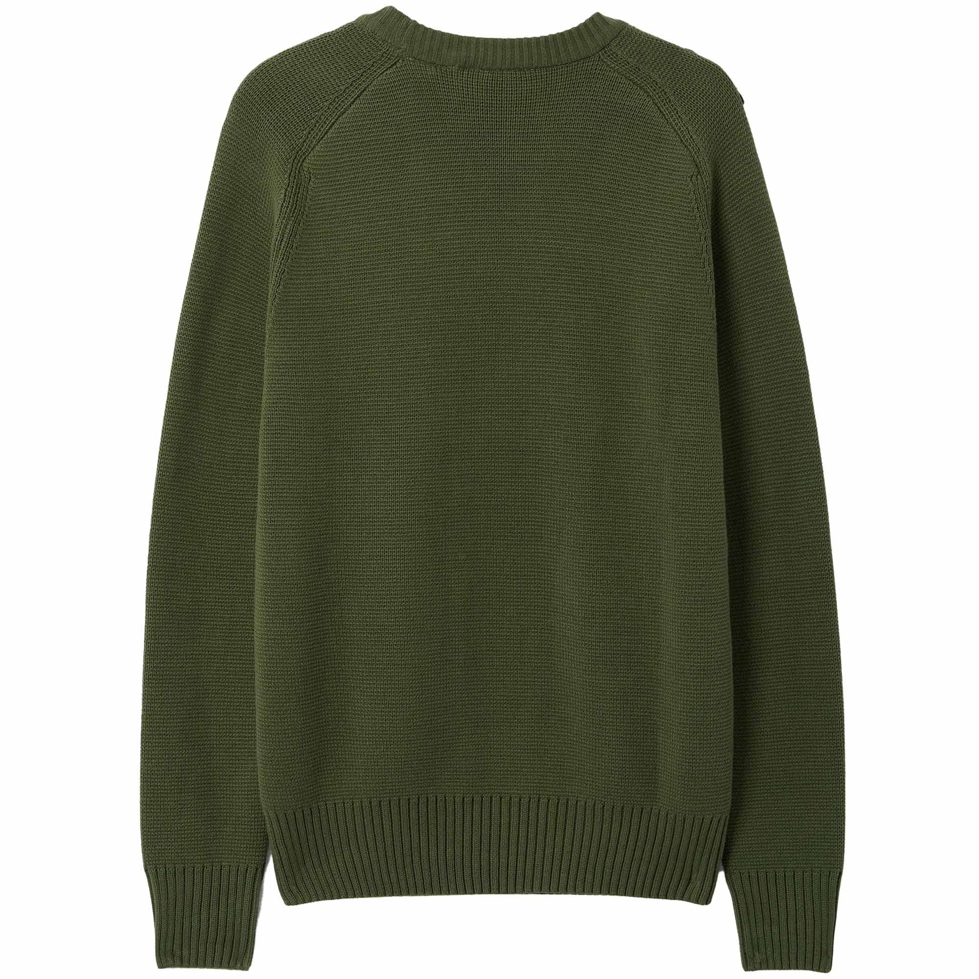 Ma Strum Milano Knit Crew Neck Sweater - Oil Slick