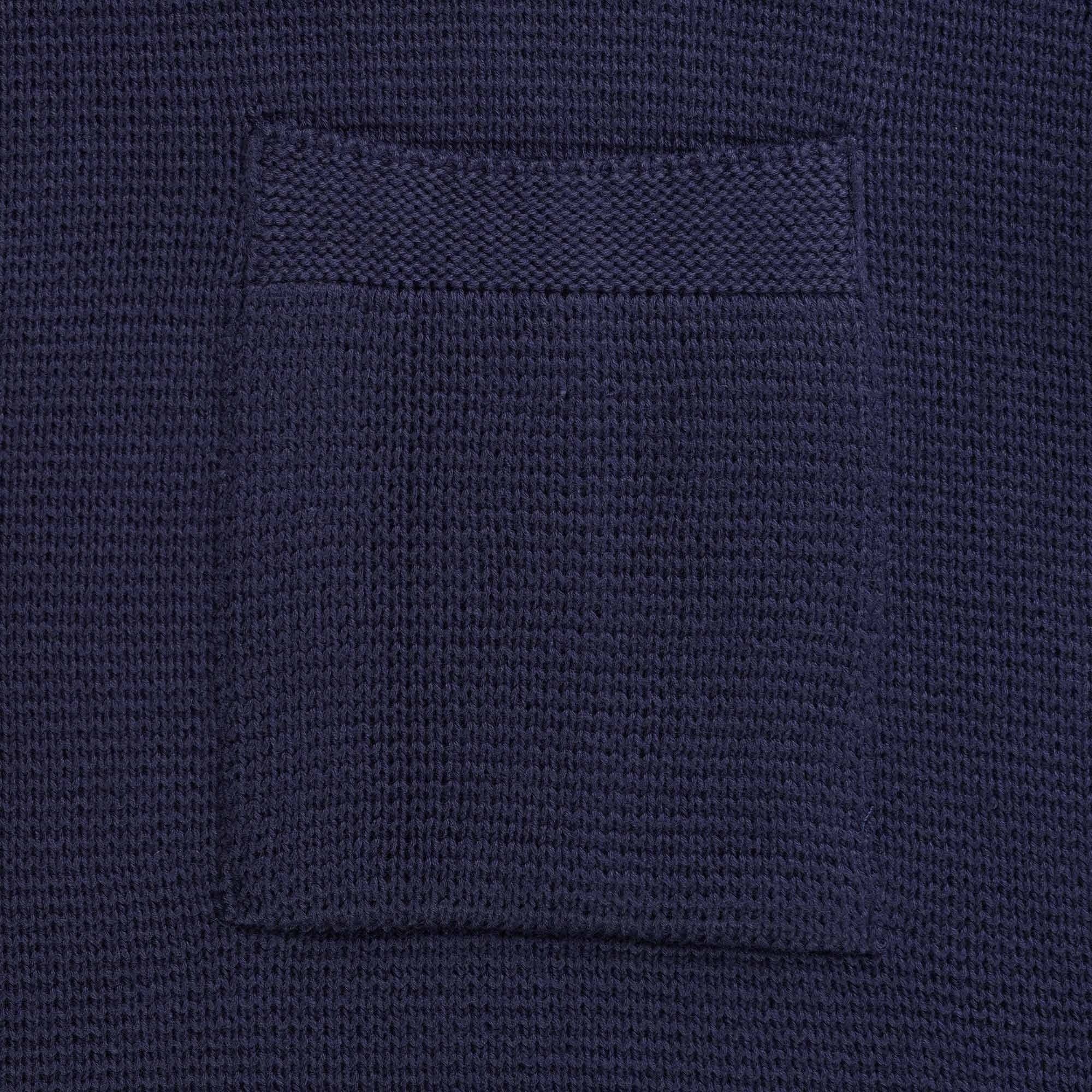 Ma Strum Milano Knit Roll Neck Jumper - True Navy