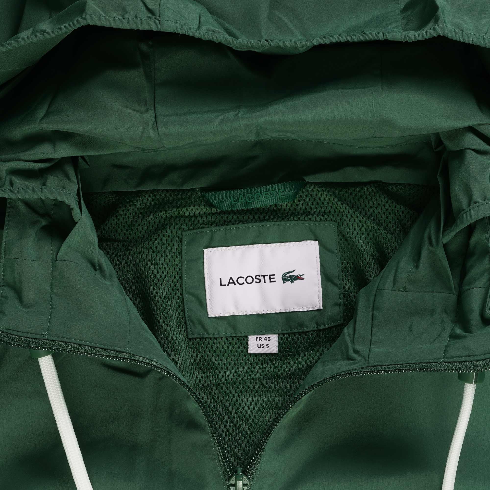 Lacoste Short Water-resistant Sportsuit Jacket - Green