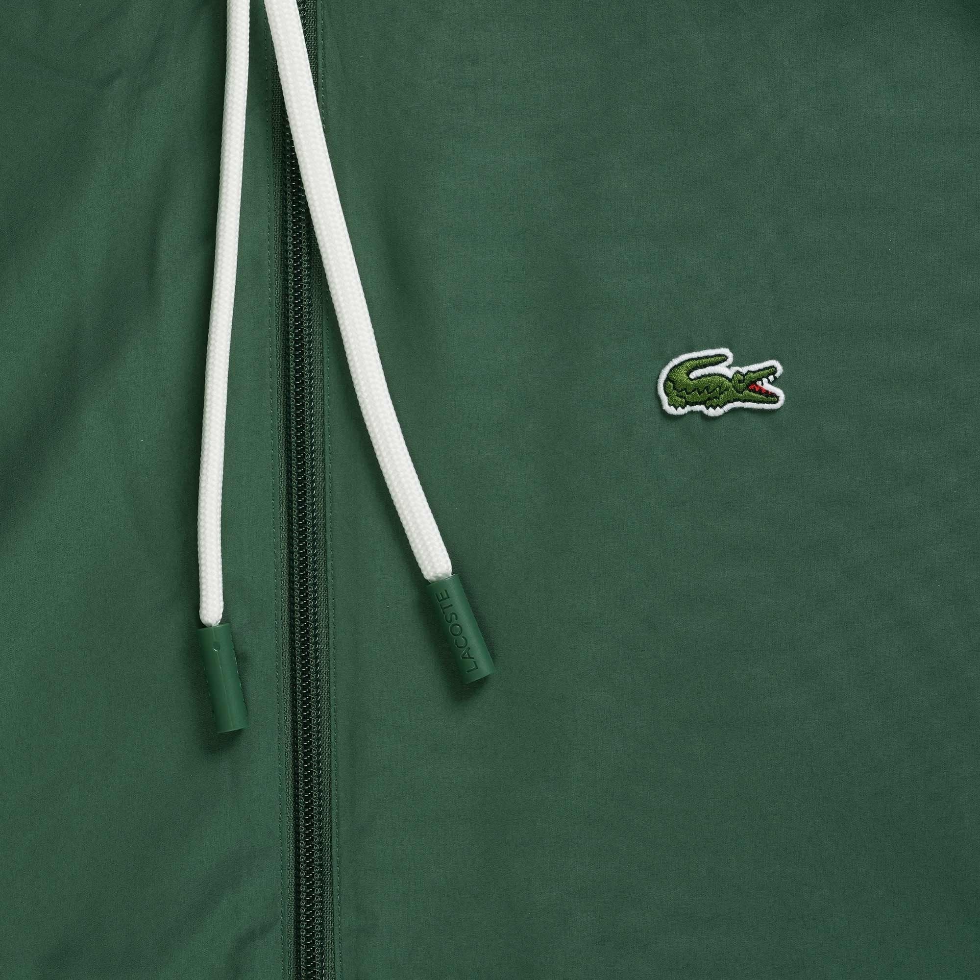 Lacoste Short Water-resistant Sportsuit Jacket - Green