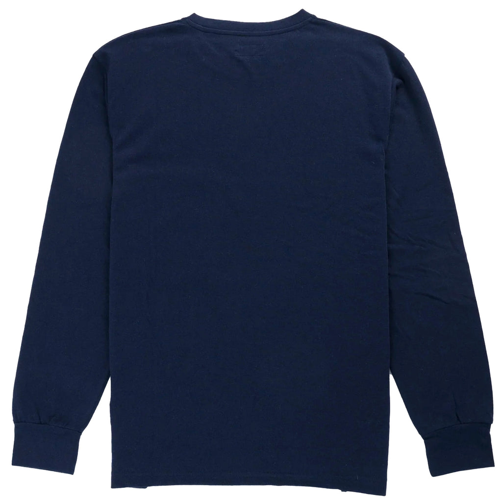 Universal Works Long Sleeve Pocket T-Shirt - Navy