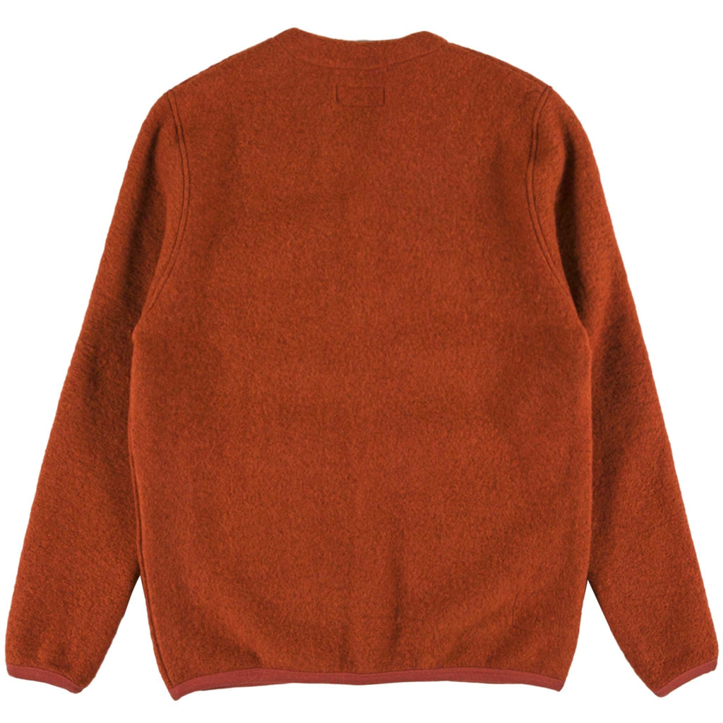 Universal Works Wool Fleece Cardigan - Orange