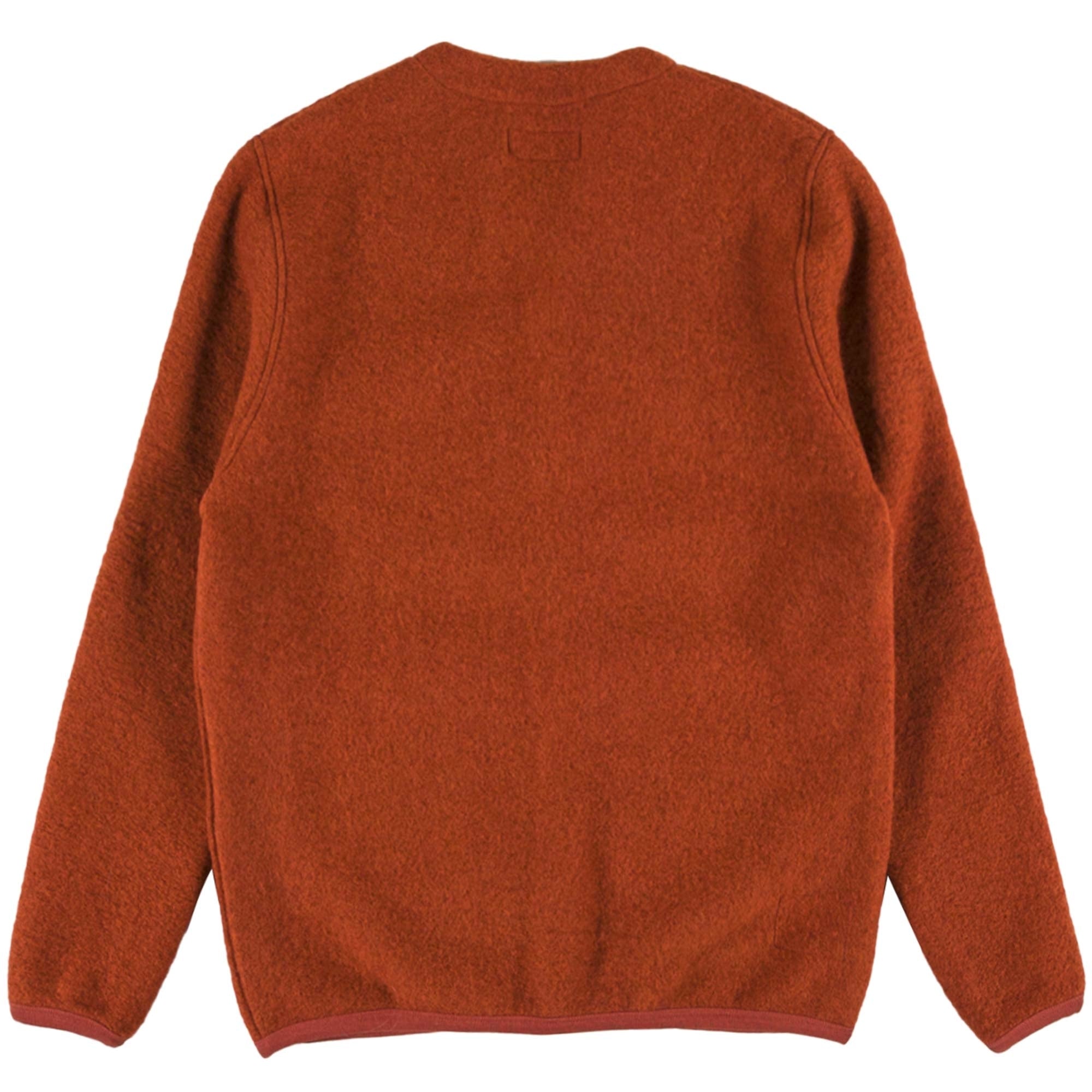 Universal Works Wool Fleece Cardigan - Orange