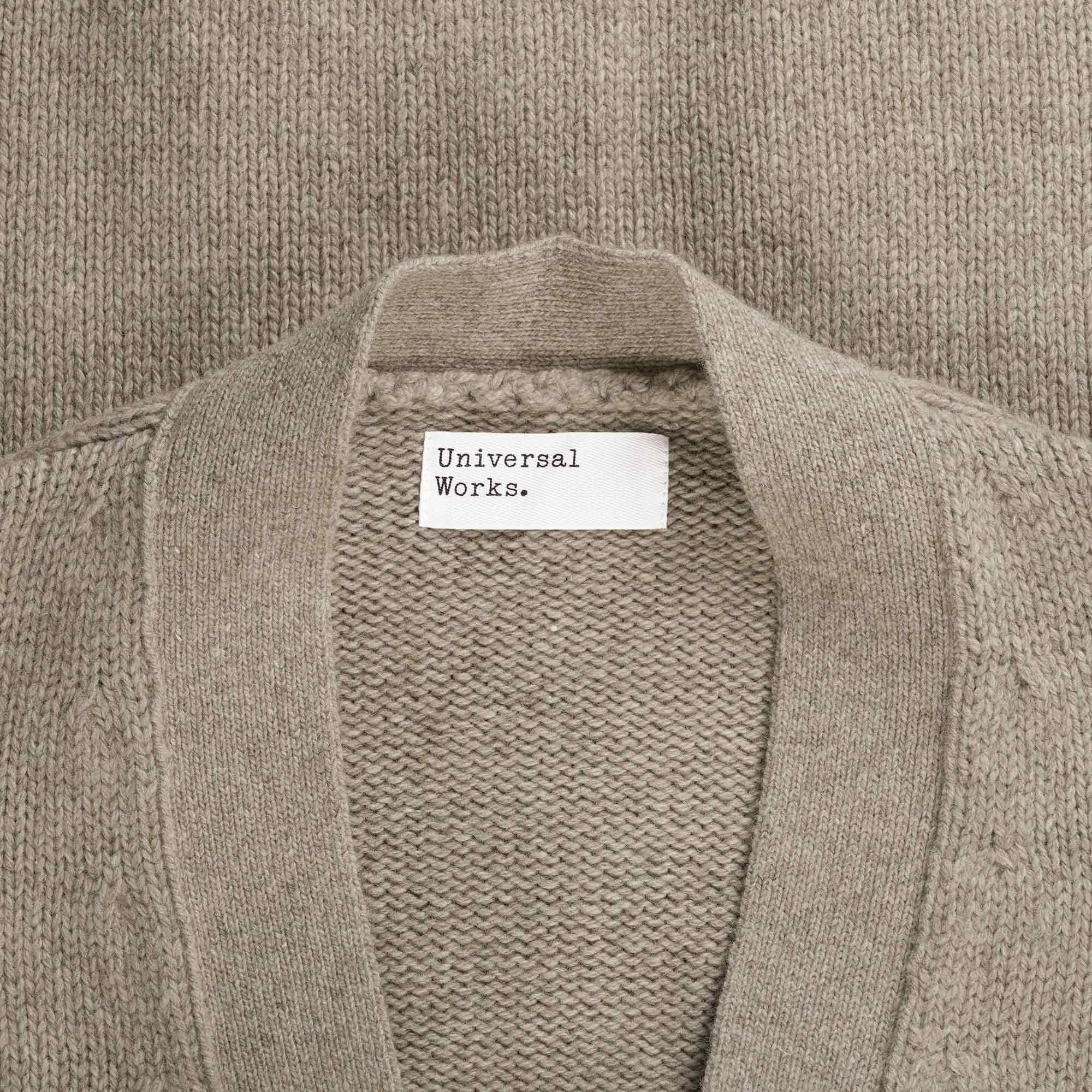 Universal Works Langdale Cardigan - Oatmeal