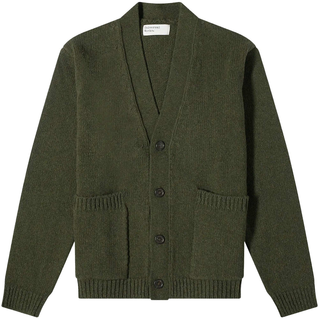 Universal Works Langdale Cardigan - Olive