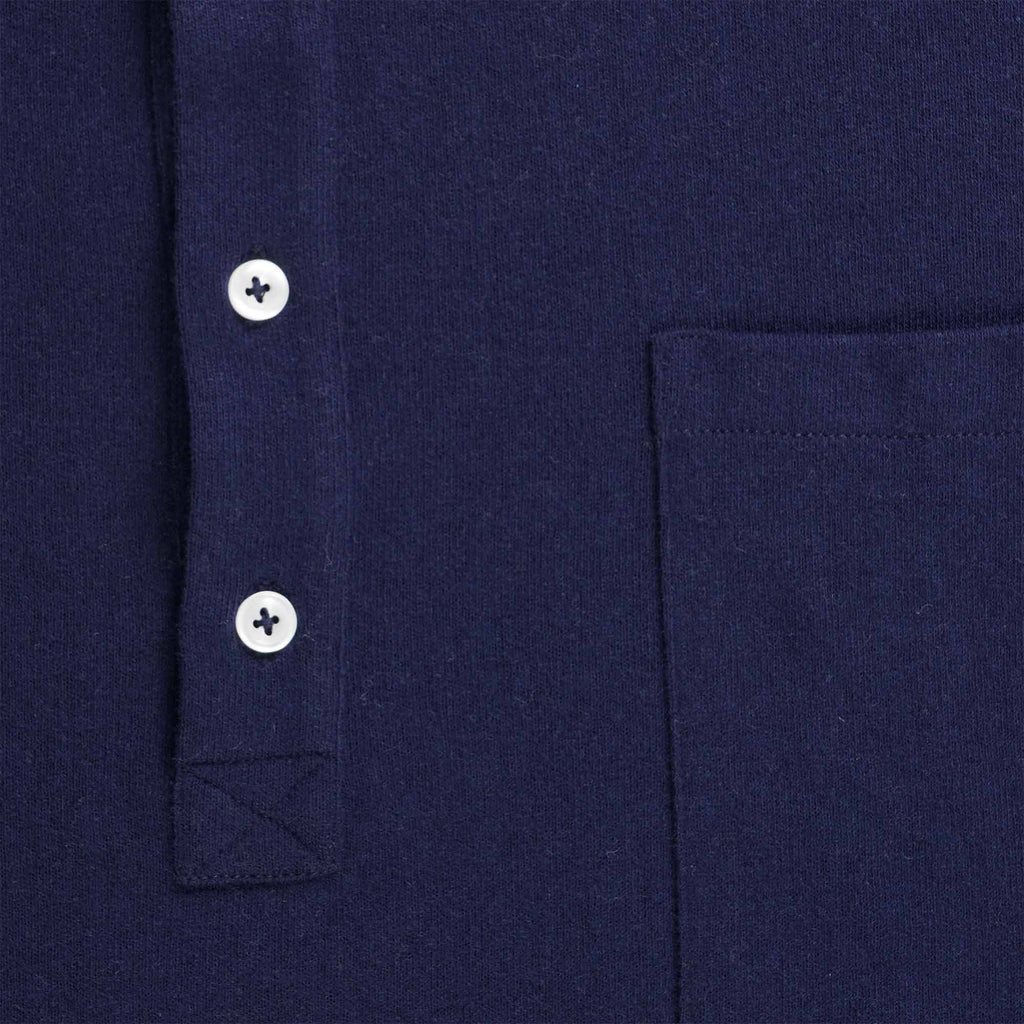 Universal Works Pullover Long Sleeve Shirt - Navy