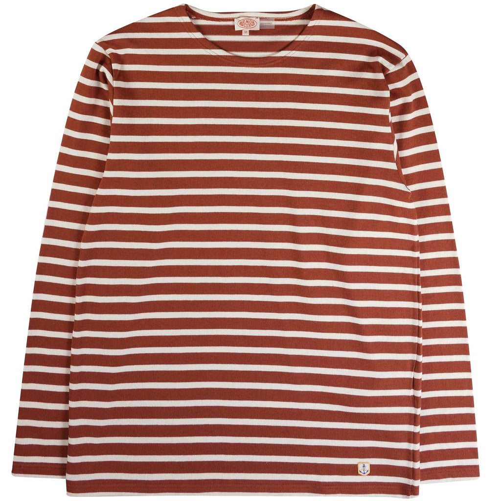 Armor Lux Breton Striped T-Shirt - Paprika