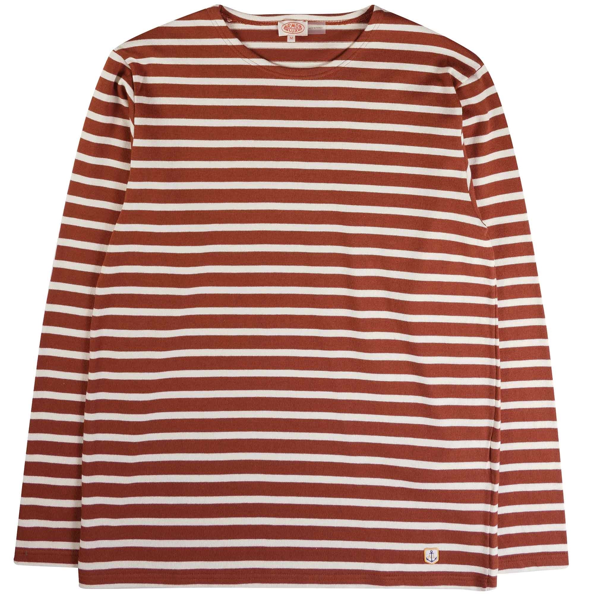 Armor Lux Breton Striped T-Shirt - Paprika