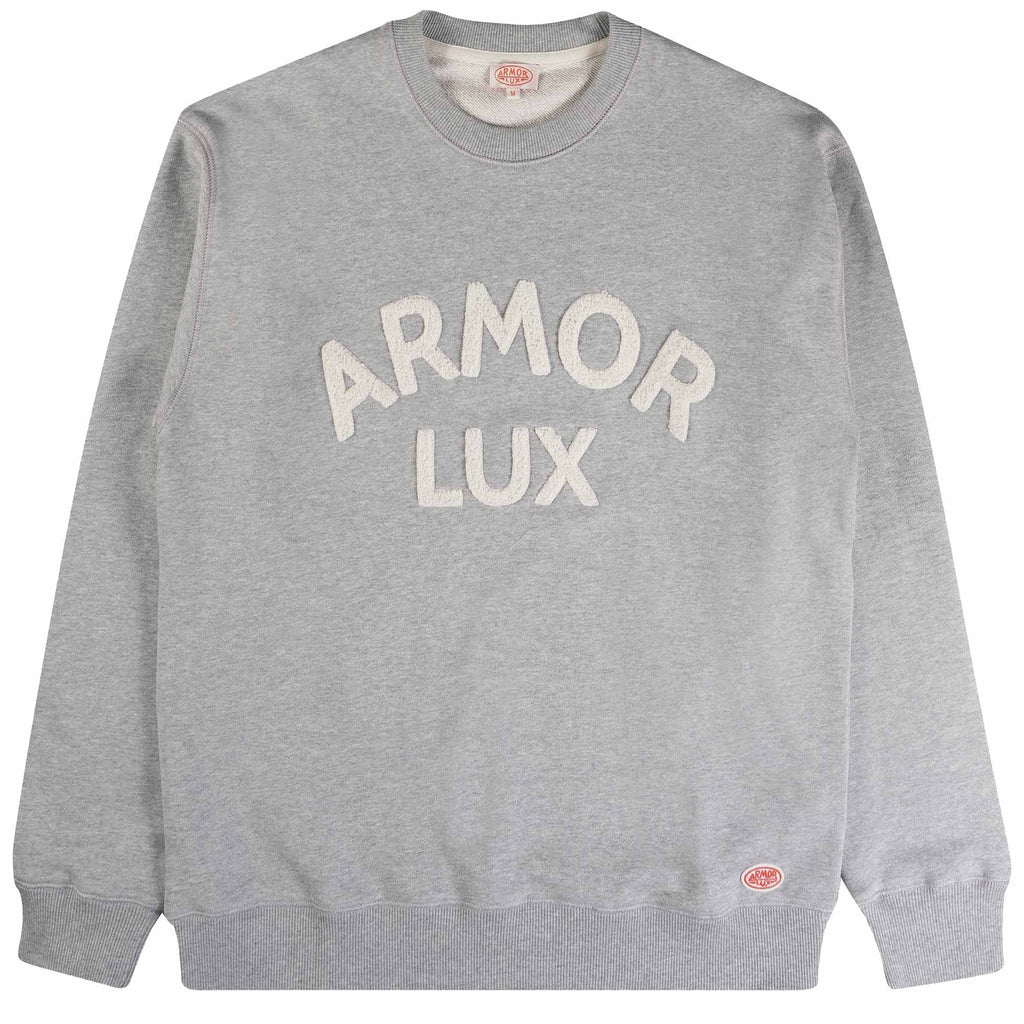 Armor Lux Logo Sweatshirt - Slate Grey