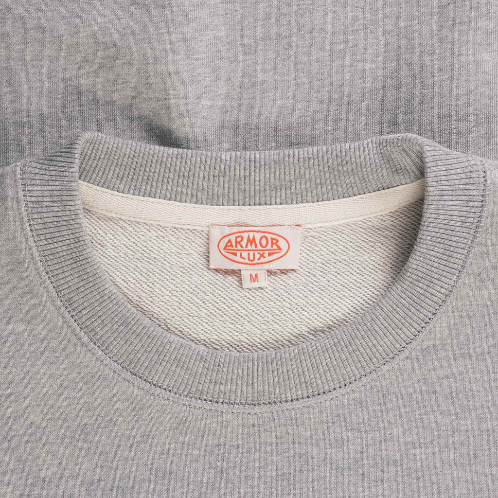 Armor Lux Logo Sweatshirt - Slate Grey