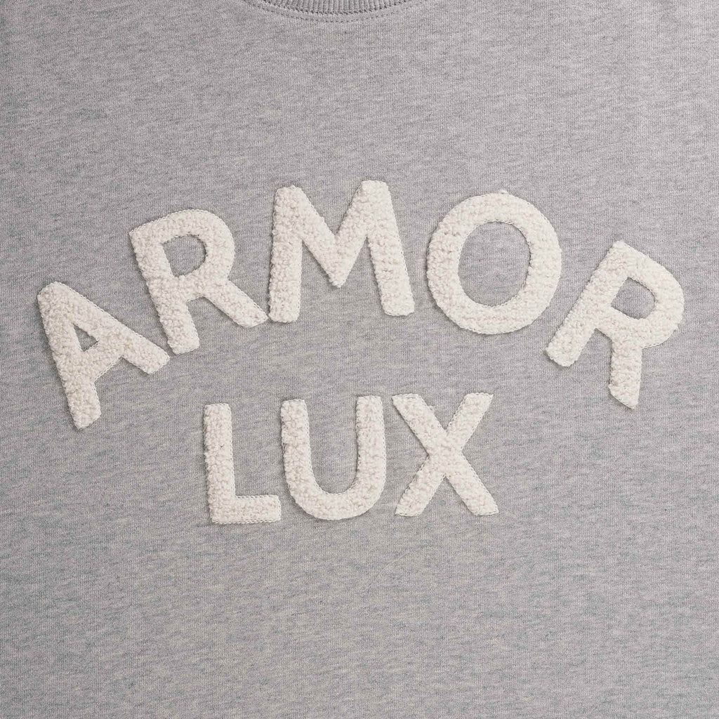 Armor Lux Logo Sweatshirt - Slate Grey