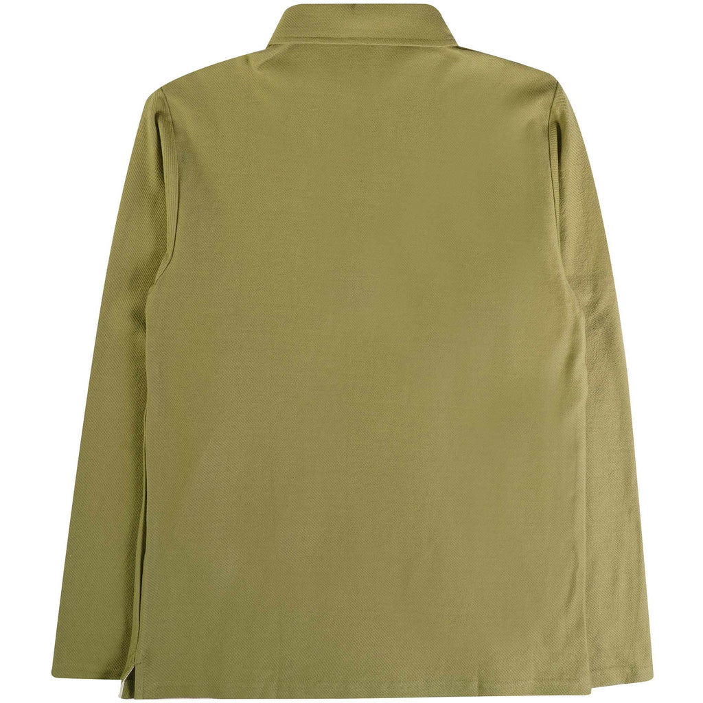Armor Lux Long Sleeve Polo Shirt - Oliva