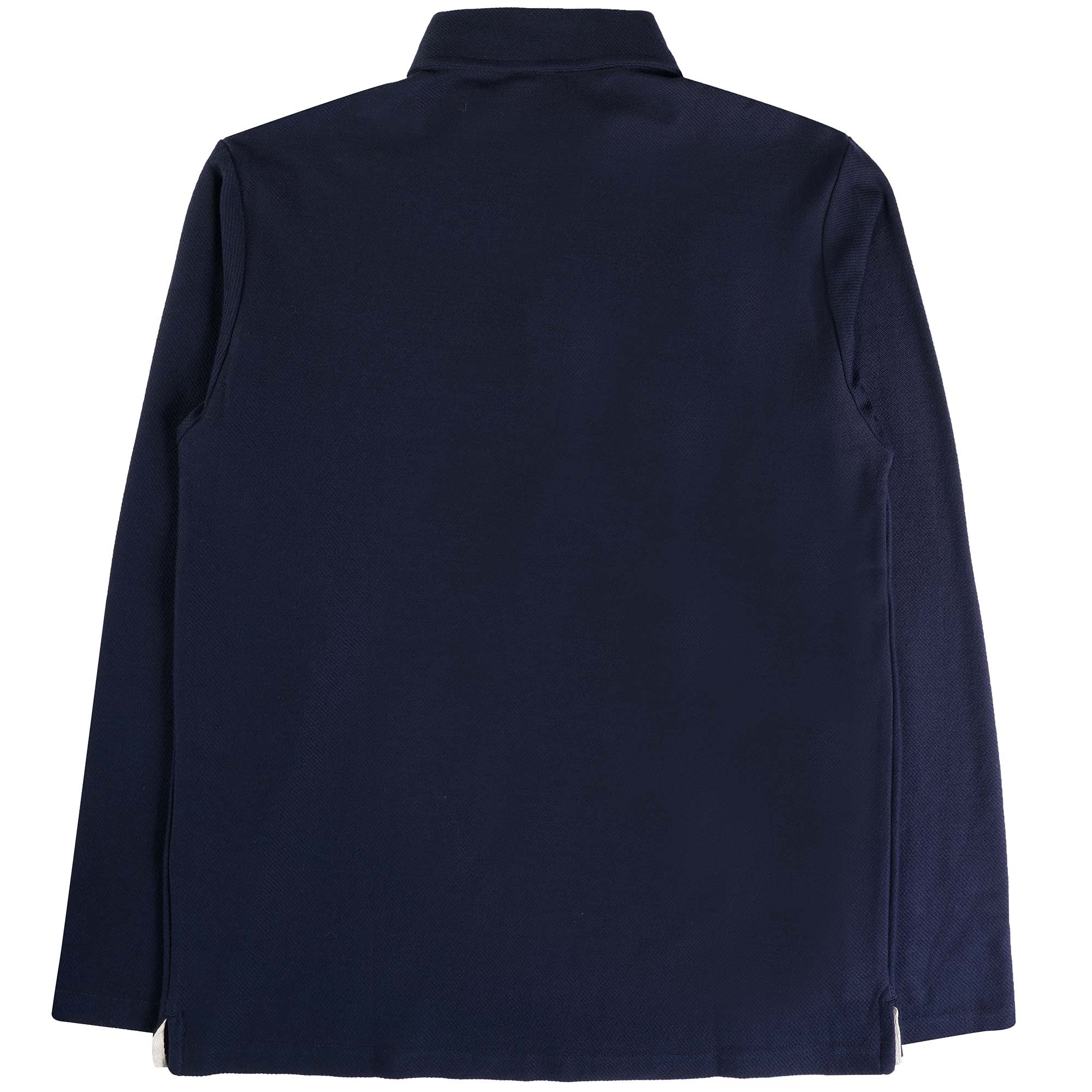 Armor Lux Long Sleeve Polo Shirt - Marine