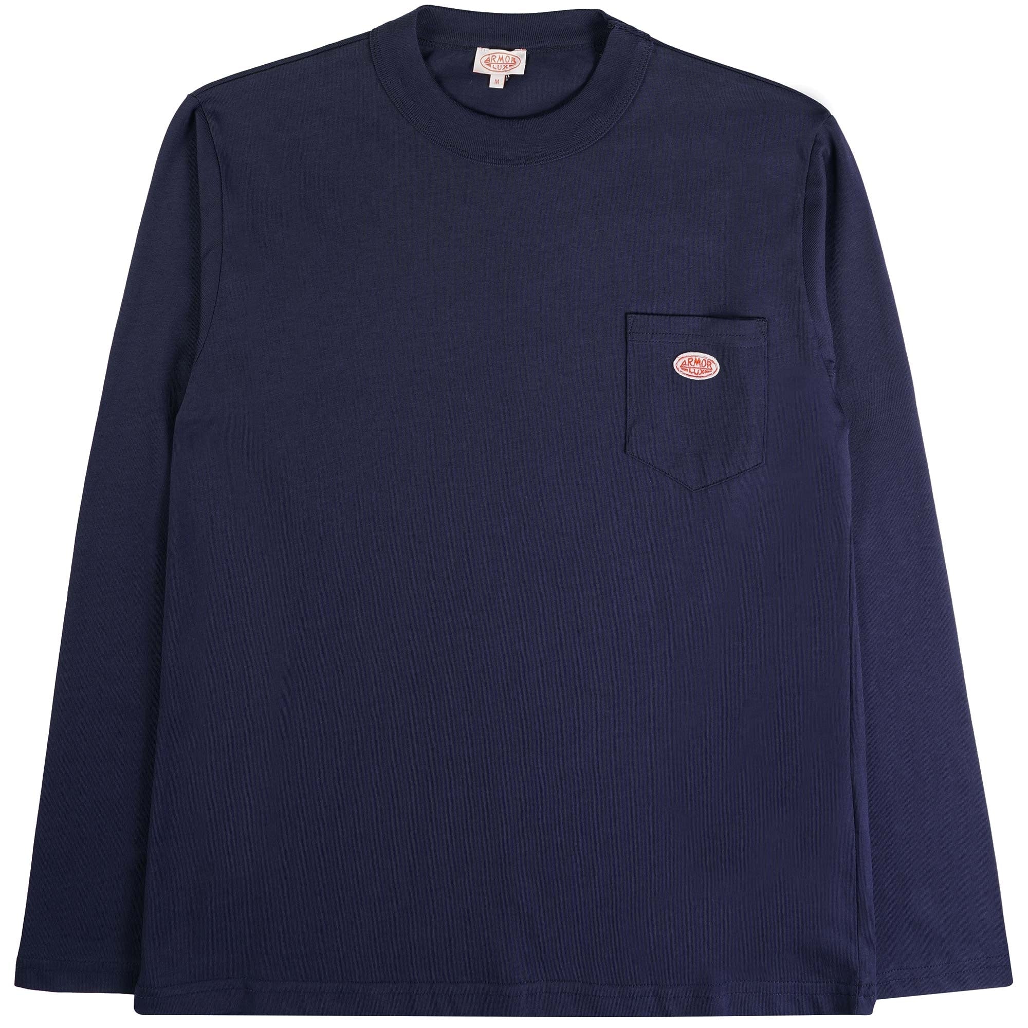 Armor Lux Logo Pocket T-Shirt - Navy